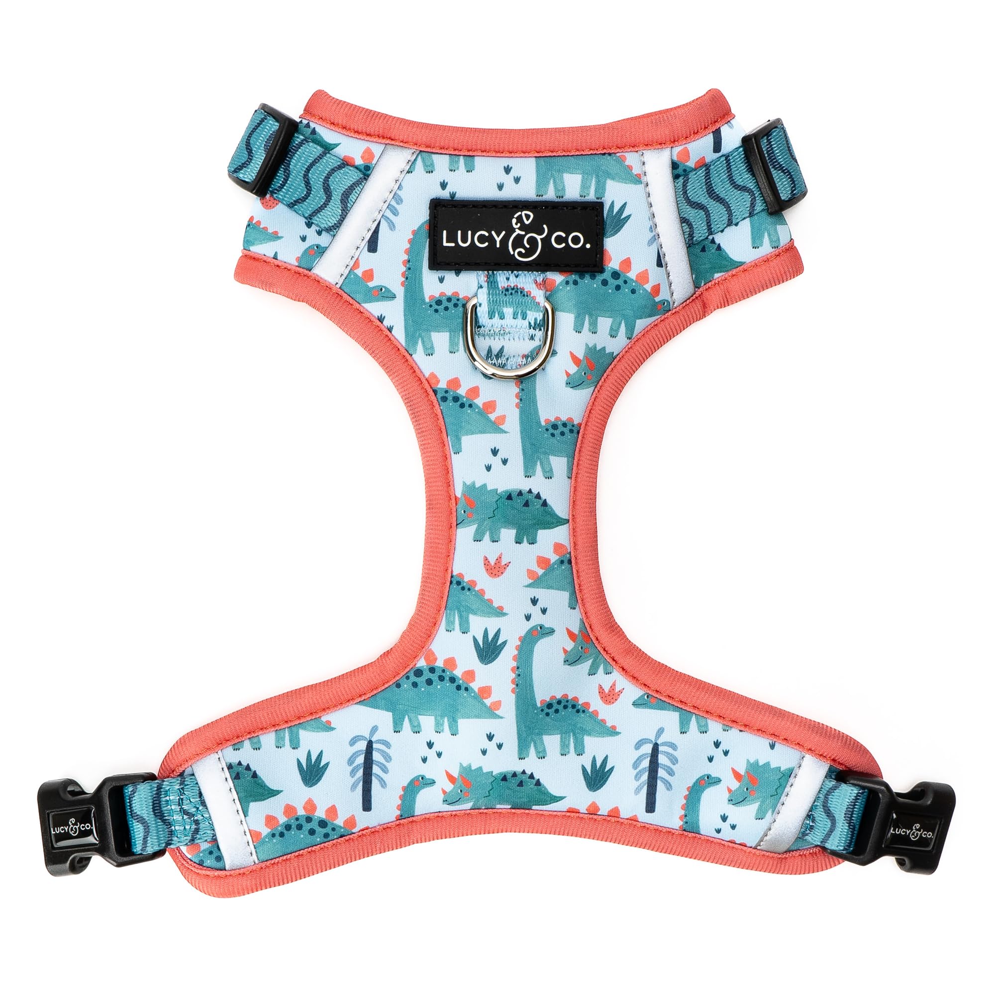 Lucy & Co. The DinoROAR No-Pull Dog Harness - Size Small - Vest to Stop Pulling & Walk Easy - Comfortable Leash Training Product