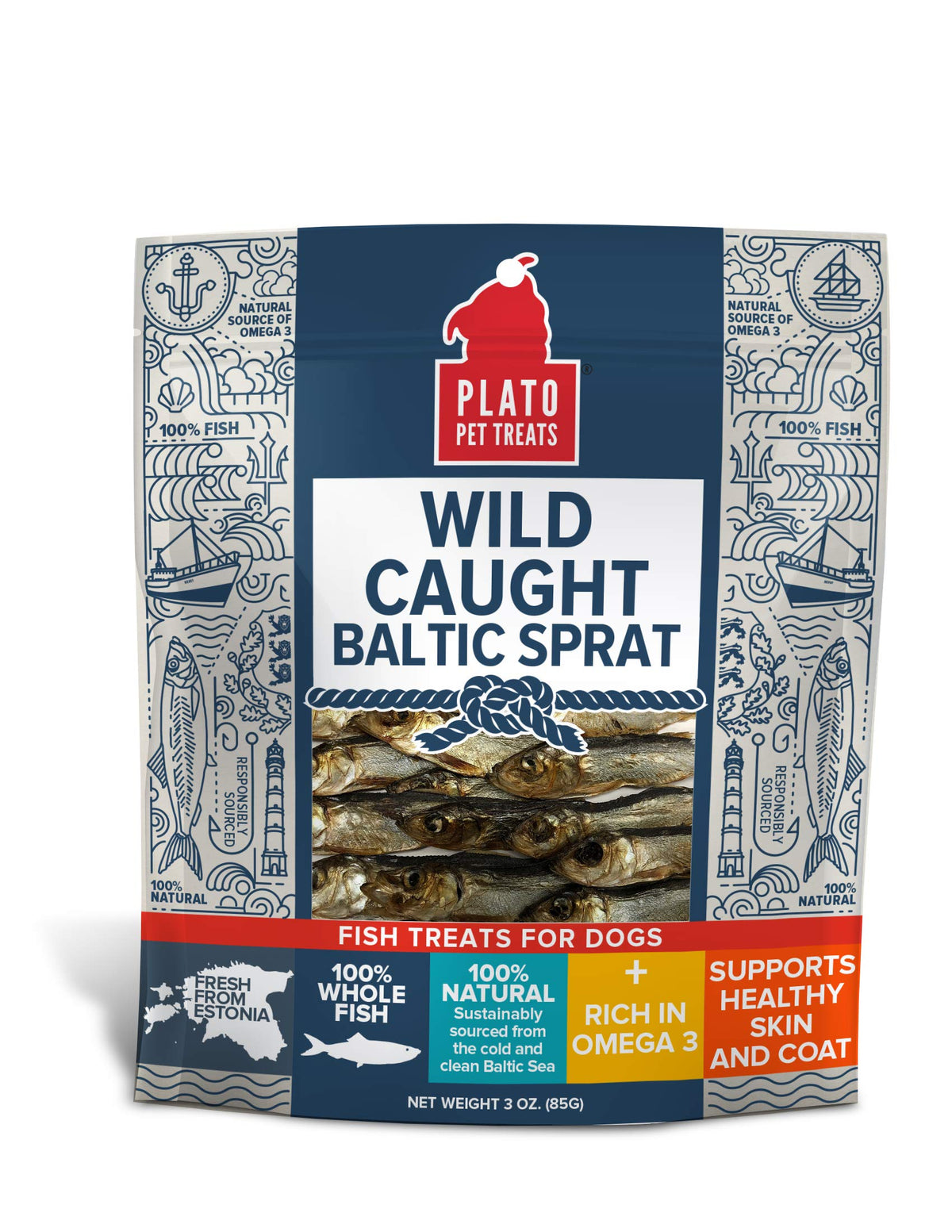 Plato Baltic Sprat 3Oz
