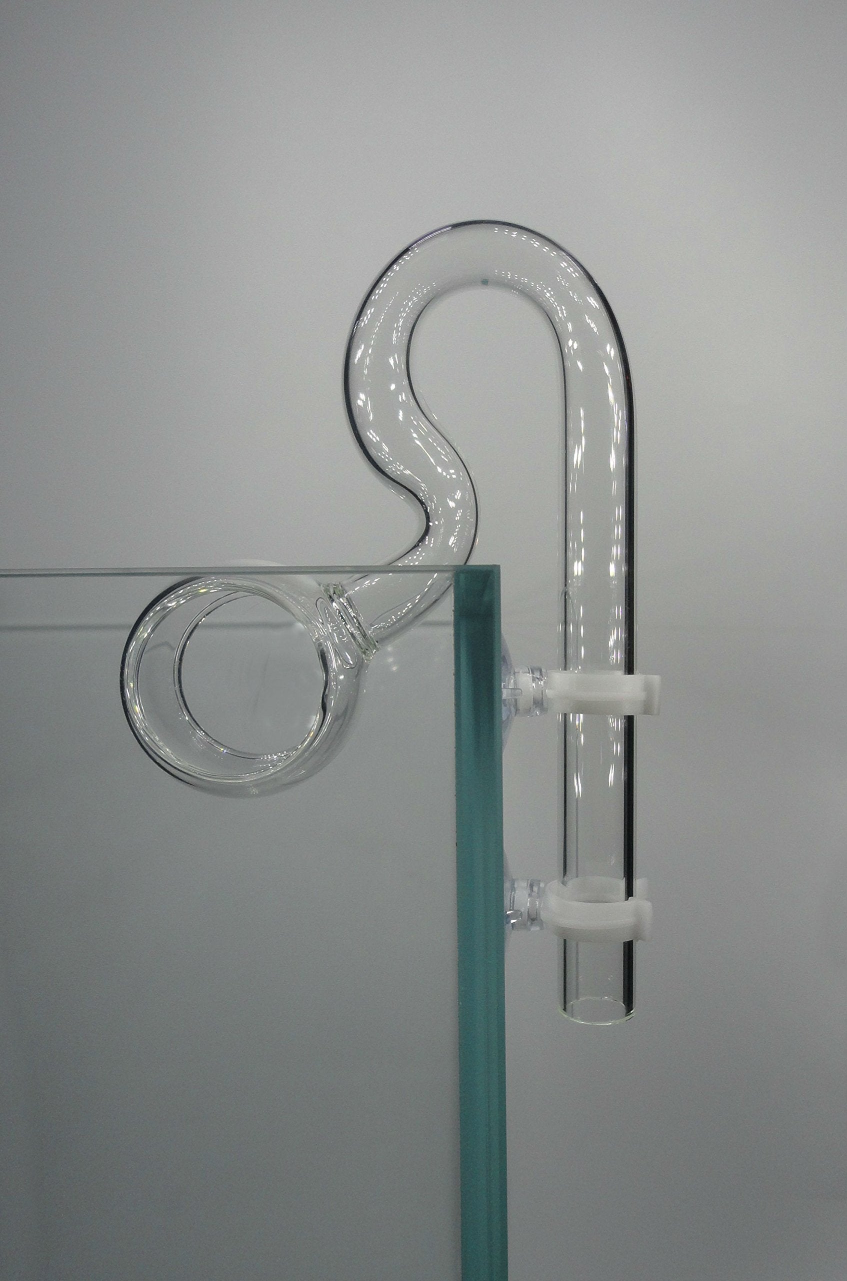 Jardli Lily Glass Spiral Outflow Pipe For Plants Aquarium (17Mm For 16/22Mm (5/8 ' ') Hose)