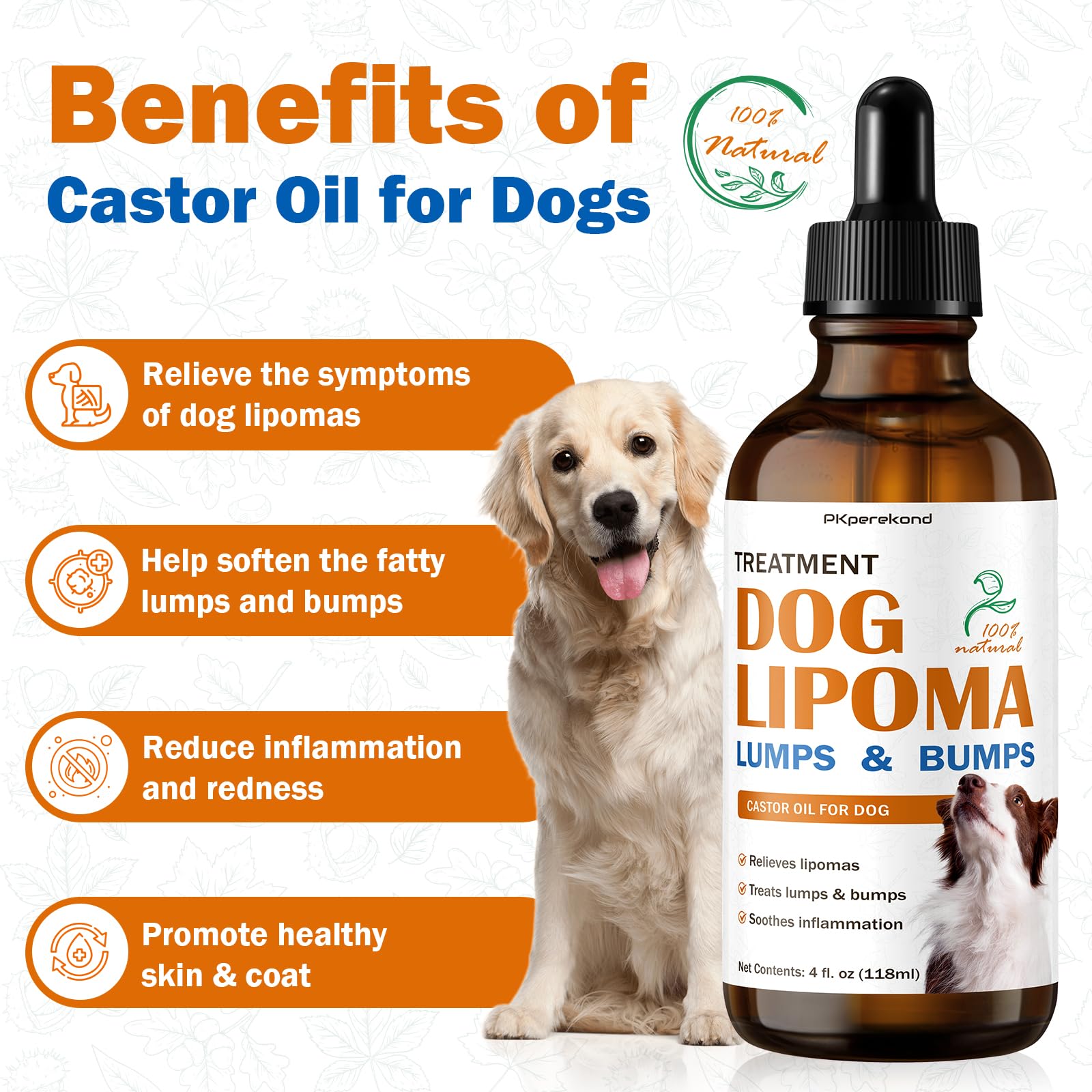 Lipoma Treatment for Dogs, 4 OZ, Remedy for Lipomas, Soften Fatty Lumps & Bumps, Reduce Swelling and Inflammation, Dog Lipoma Tr