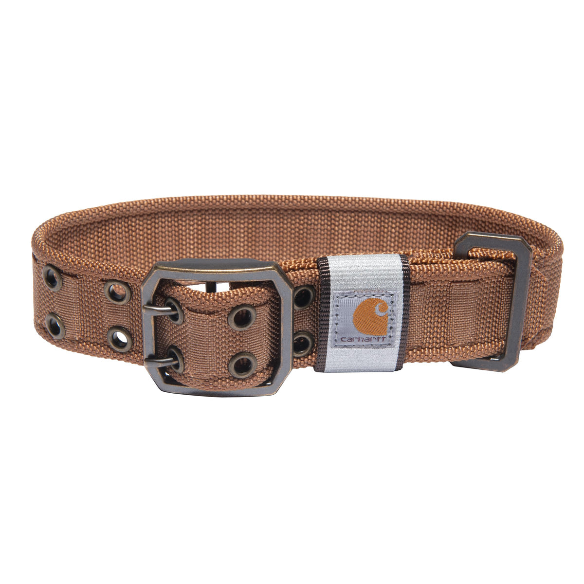 Carhartt Pet Fully Adjustable Wide Webbing Collar For Dogs, Carhartt Brown, Medium