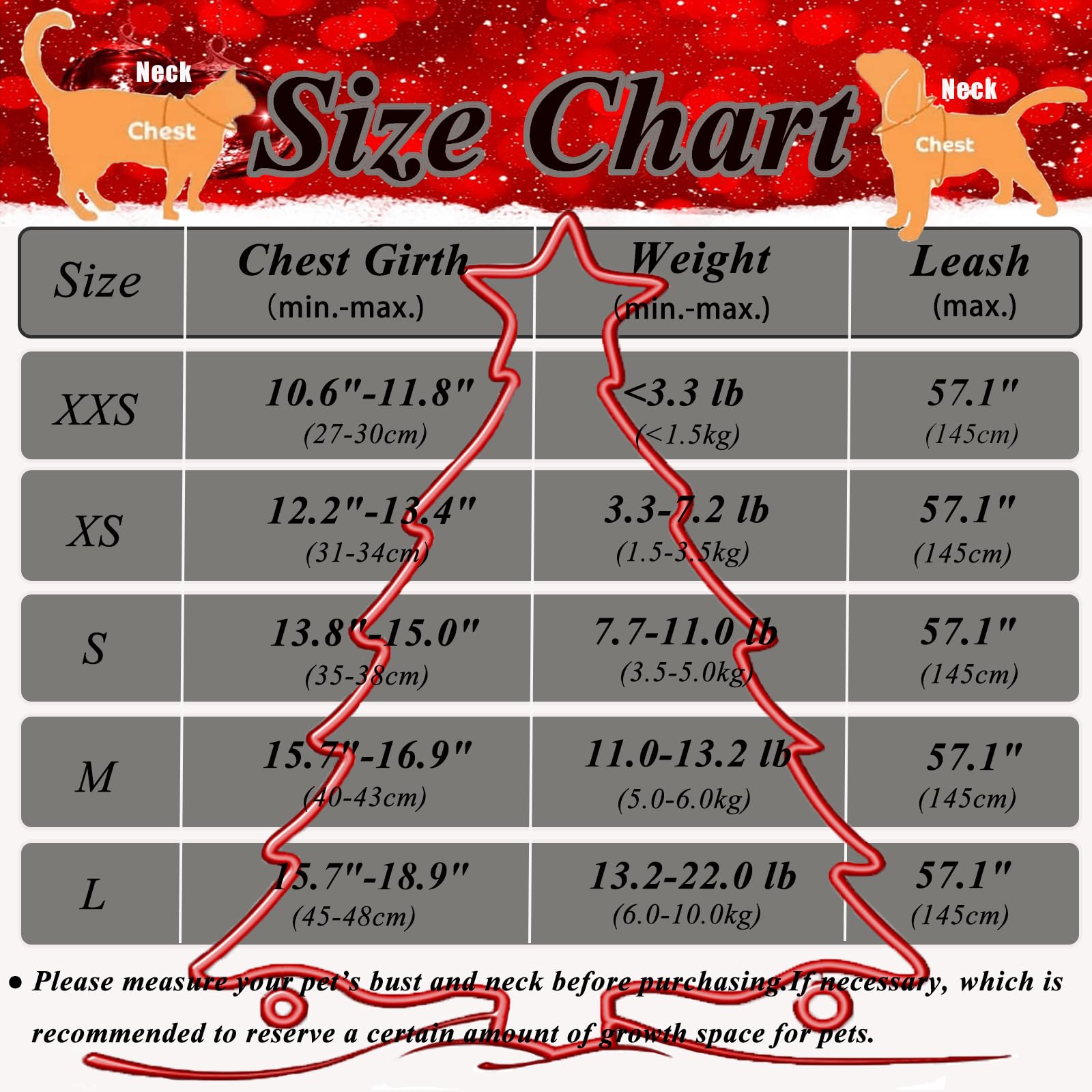 Cat Leash And Harness Set (Black-White, L)