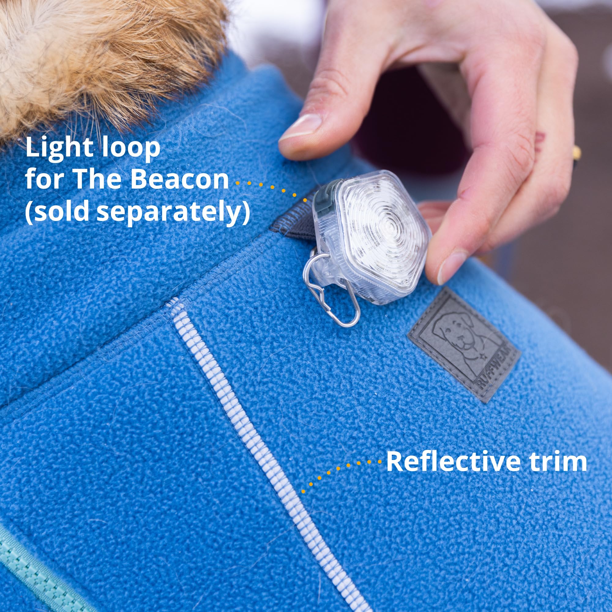 Ruffwear, Climate Changer Quick Drying, Breathable Fleece Jacket for Dogs, Strata, X-Large