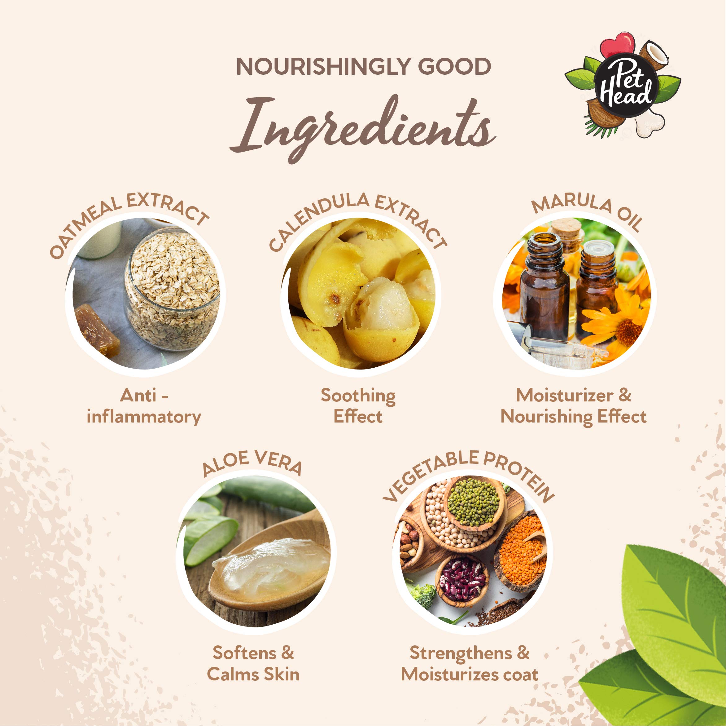 Pet Head Sensitive Soul Dog Shampoo | Coconut Scent | Shampoo For Dogs With Sensitive Skin | Moisturizing | Professional Grooming | Vegan | Gentle Formula For Puppies | Made In Usa | 16Fl Oz.