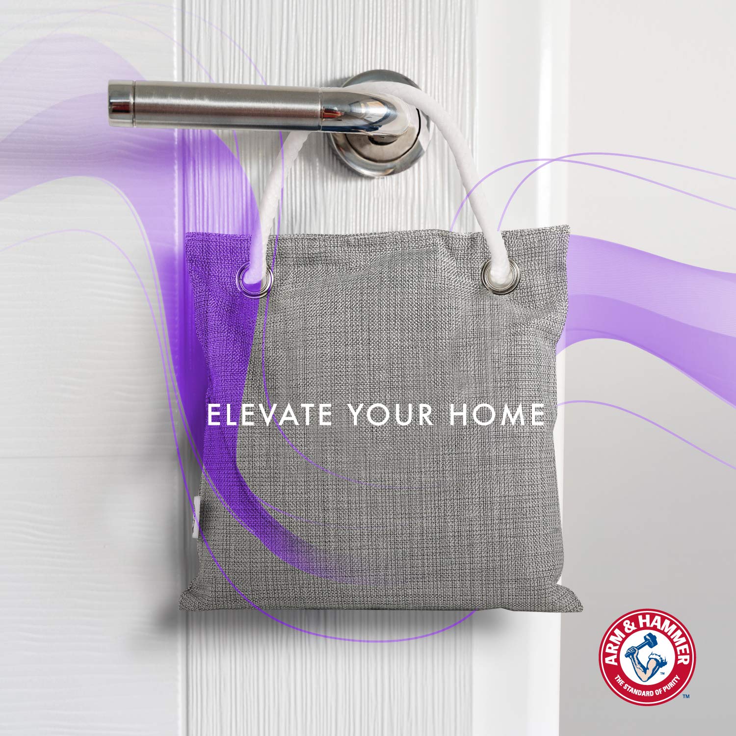 Arm & Hammer For Pets Air Care Calming Bamboo Charcoal Air Purifying Bag In Lavender Vanilla Scent | 17.6 Oz Odor Absorbing Char