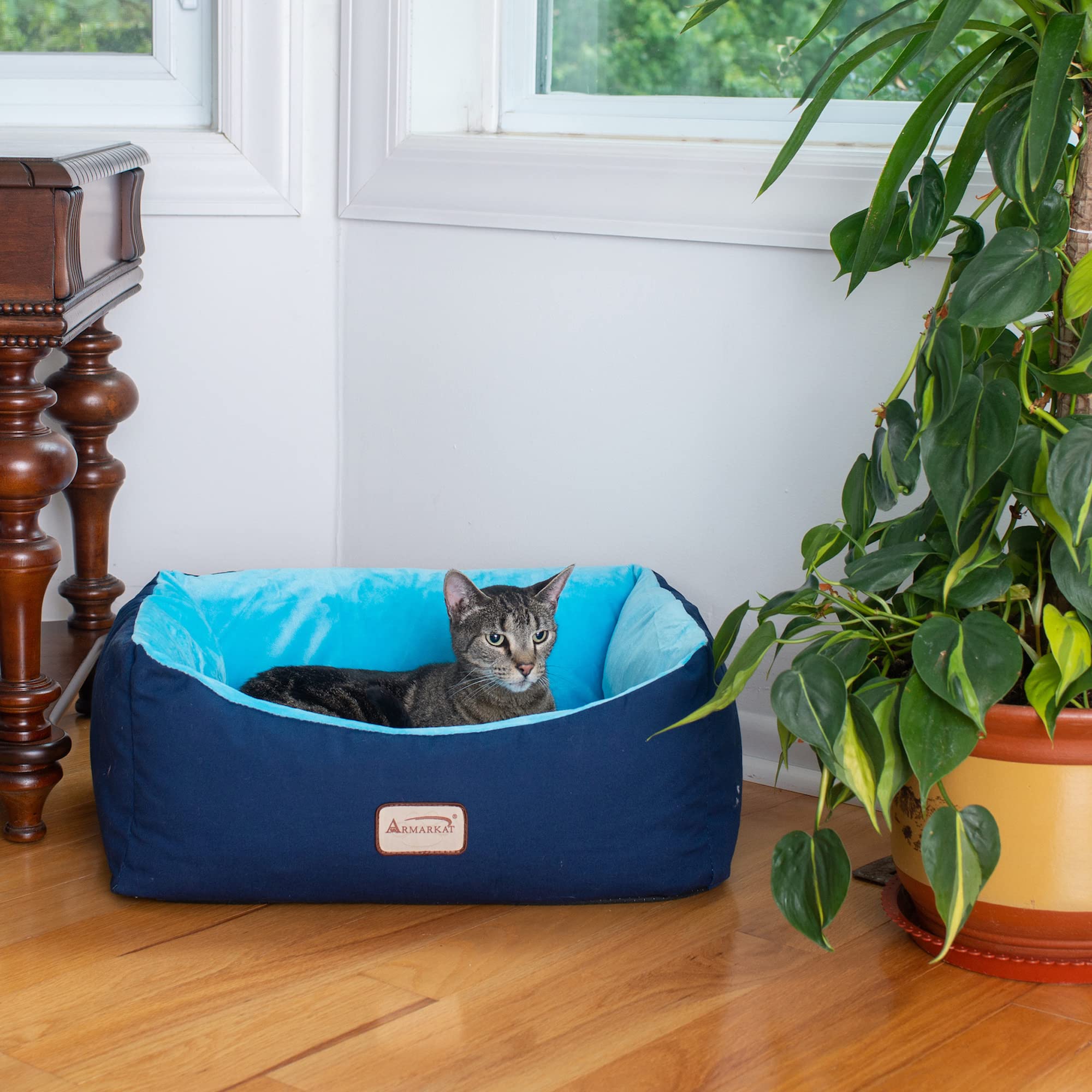Armarkat Pet Bed 18-Inch Long C09HSL/TL, Blue