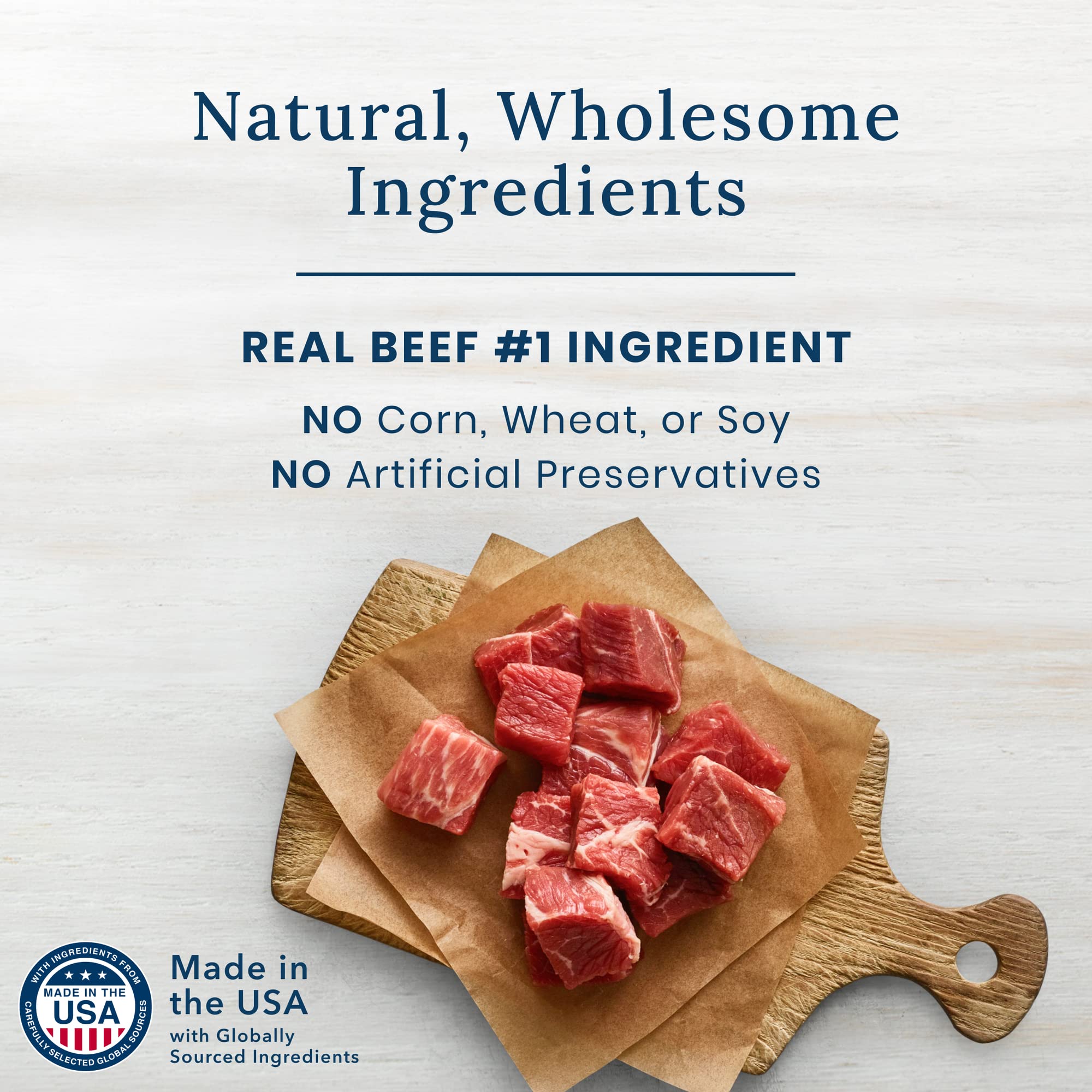 Blue Buffalo Nudges Homestyle Natural Beef and Rice Dog Treats