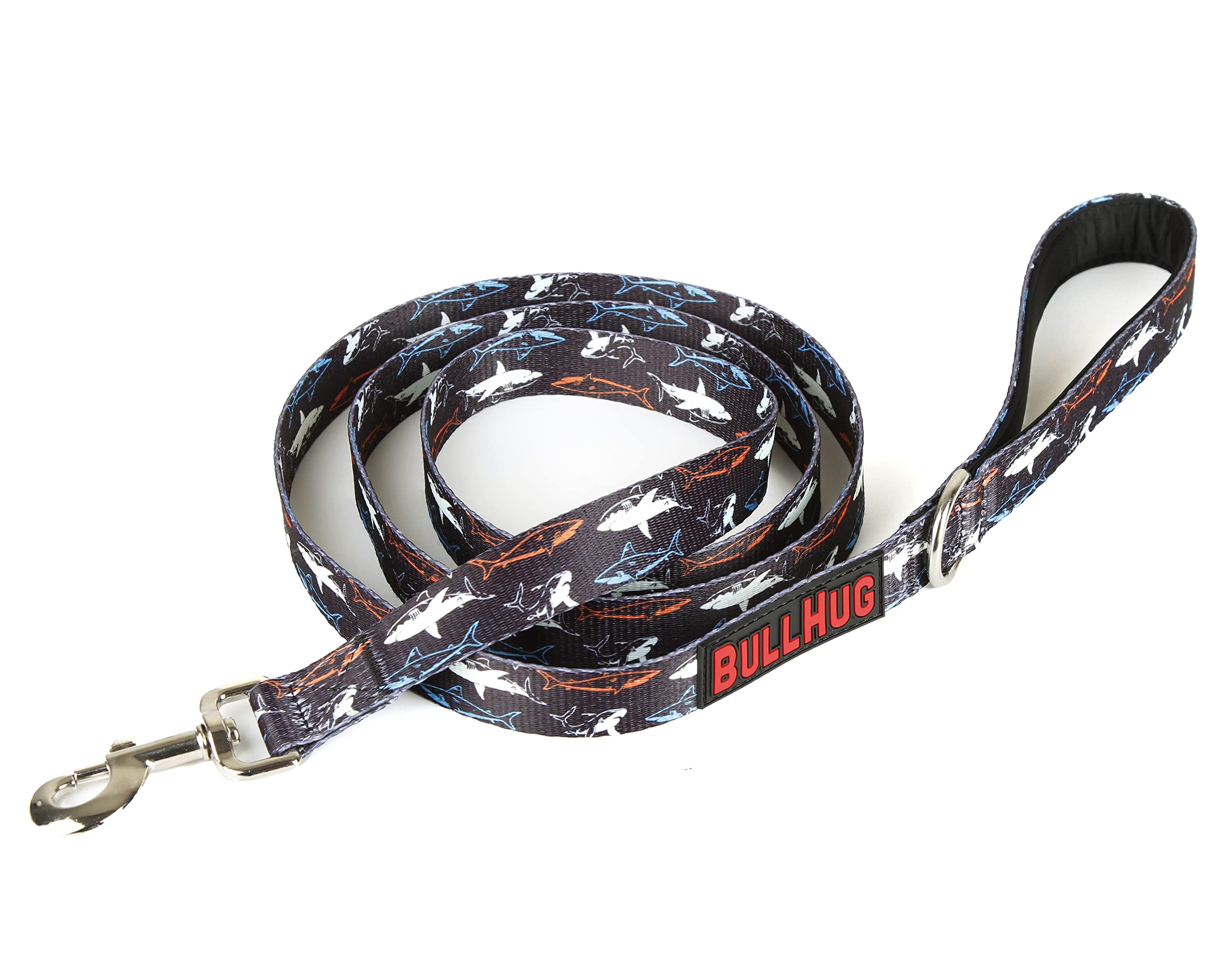 Bullhug 6 Ft Bulldog Leash With Padded Handle. Perfect For Bulldogs, French Bulldogs, Pugs & All Breeds. Leashes For Walking, Tr