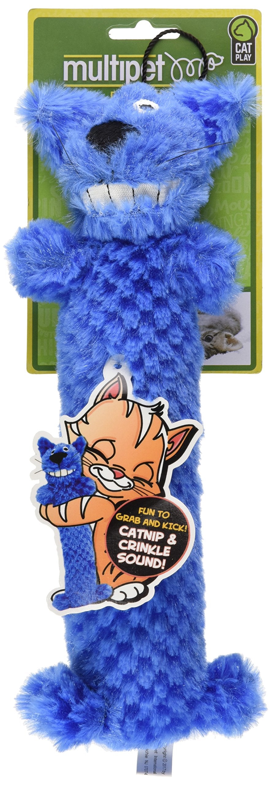 Multipet International 20378 10' Loofa Cat Kicker - Quantity 1, Assorted