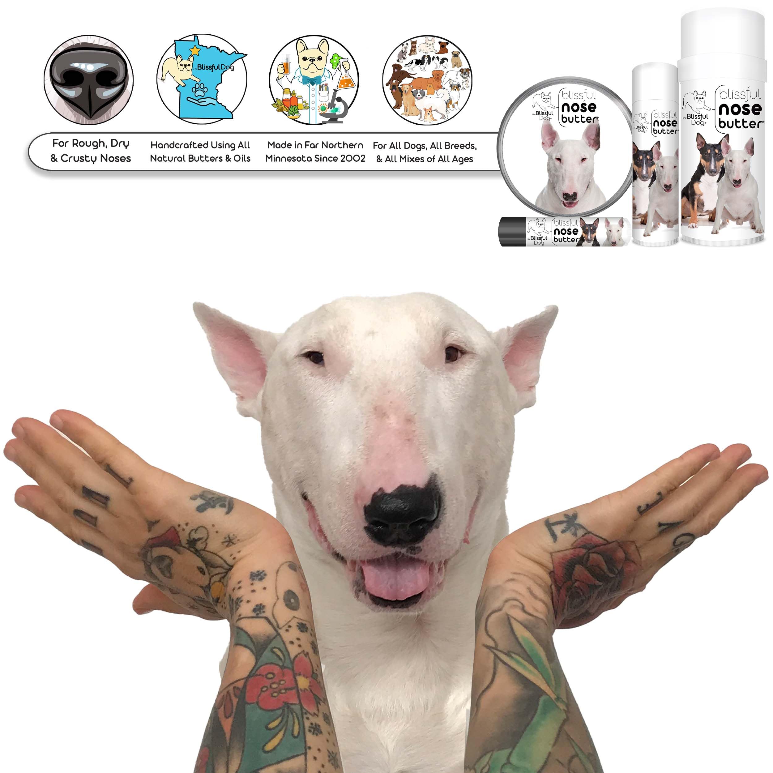 The Blissful Dog Bull Terrier Unscented Nose Butter, 8 oz