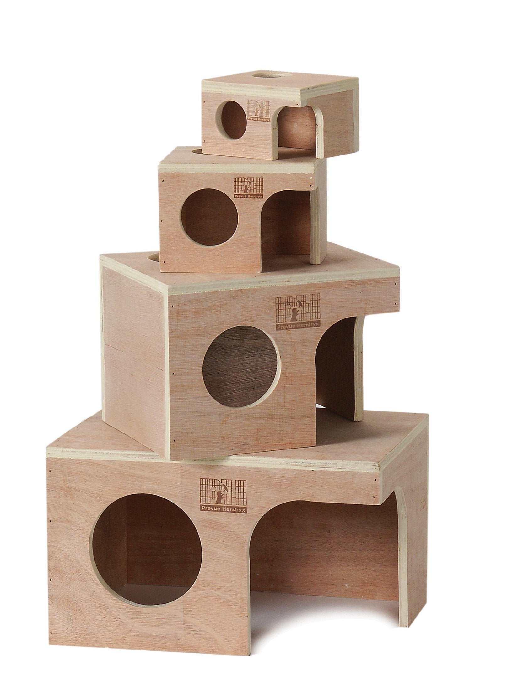 Prevue Pet Products Natural Hardwood Mouse Hut 1120 - Cozy Shelter for Mice, Perfect Size for Small Pets