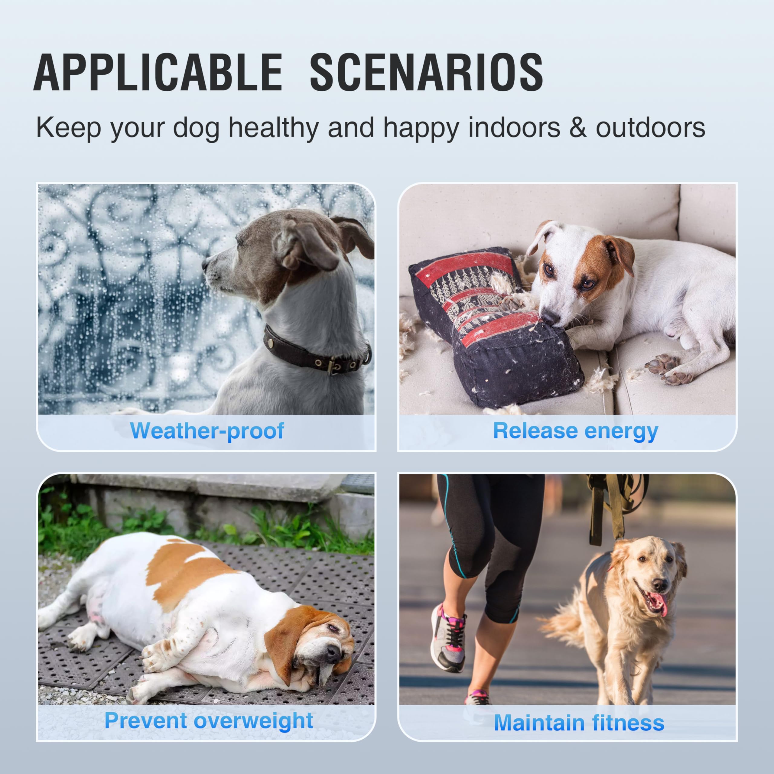 Dog Treadmill For Large Dogs Medium Dogs,Adjustable Ramp Canine Running Slatmill Machine With Pedometer For Exercise & Healthy &