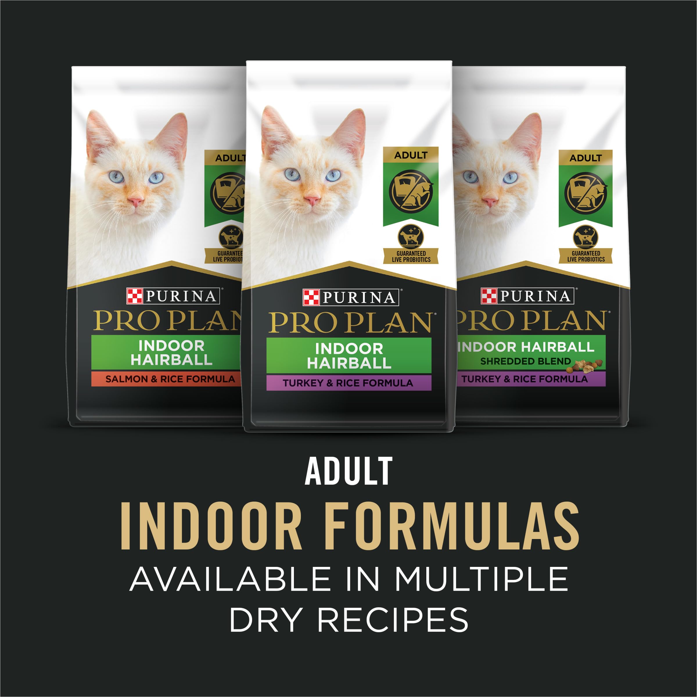 Purina Pro Plan Indoor Balance Cat Food, Ocean Whitefish & Tuna in Sauce, 3 oz. Cans - Pack of 24