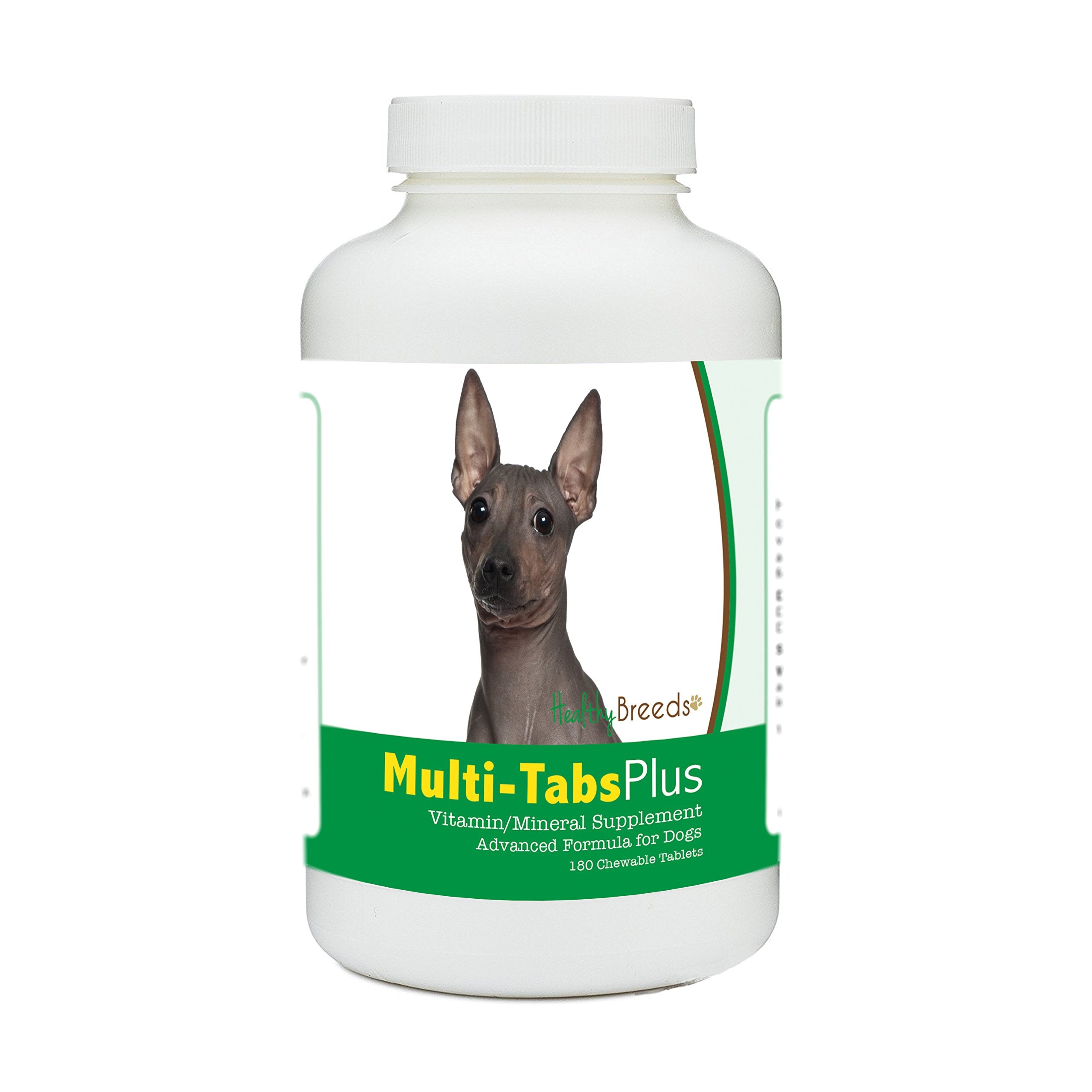 Healthy Breeds American Hairless Terrier Multi-Tabs Plus Chewable Tablets 180 Count
