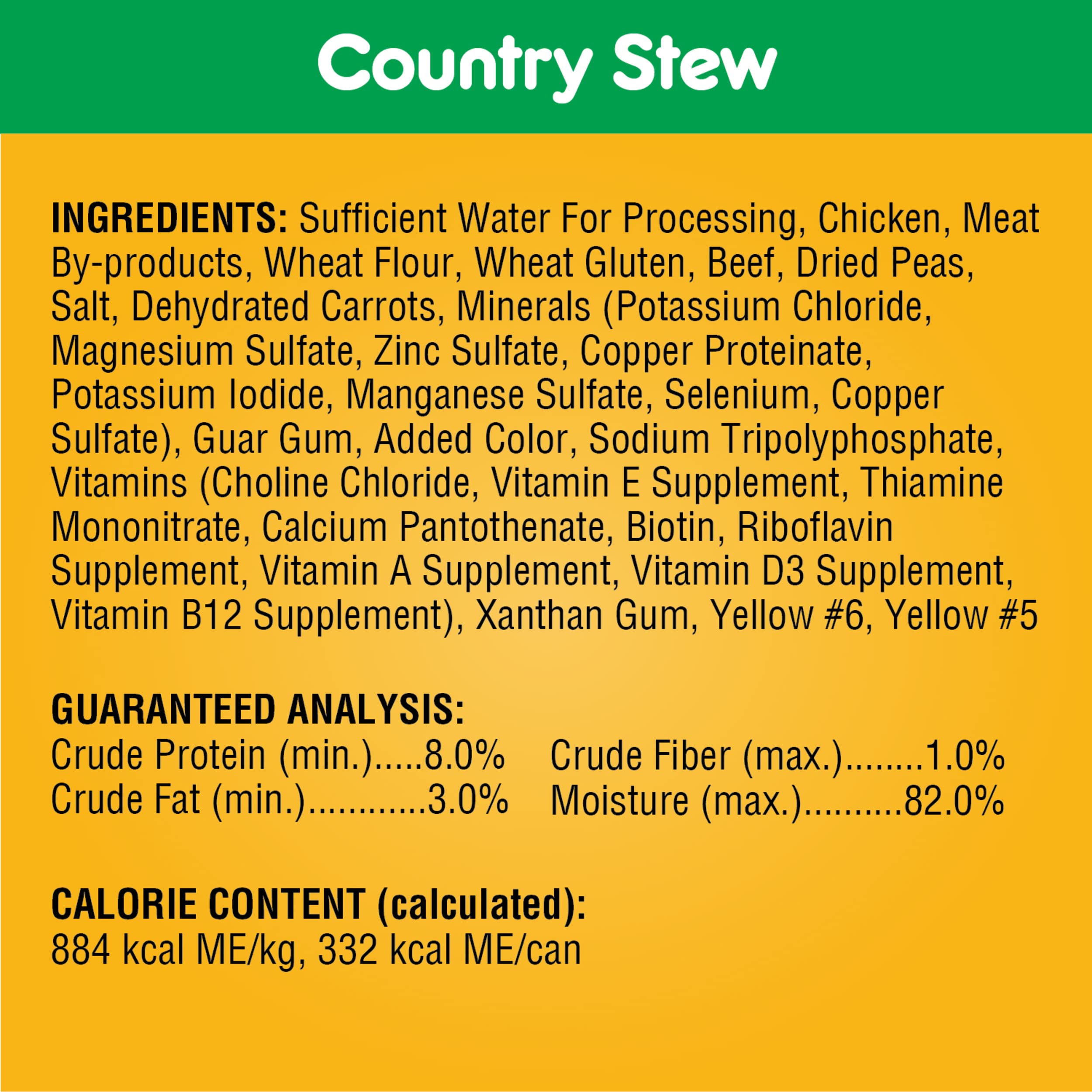 PEDIGREE CHOICE CUTS IN GRAVY Adult Canned Soft Wet Dog Food Variety Pack, Country Stew and Chicken & Rice Flavor, 13.2 oz. Cans