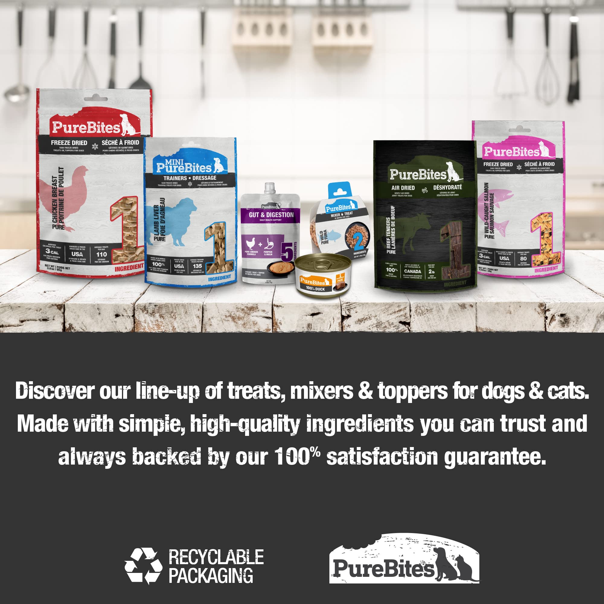PureBites+ Skin & Coat Squeezables for Dogs, only 5 Ingredients, case of 15