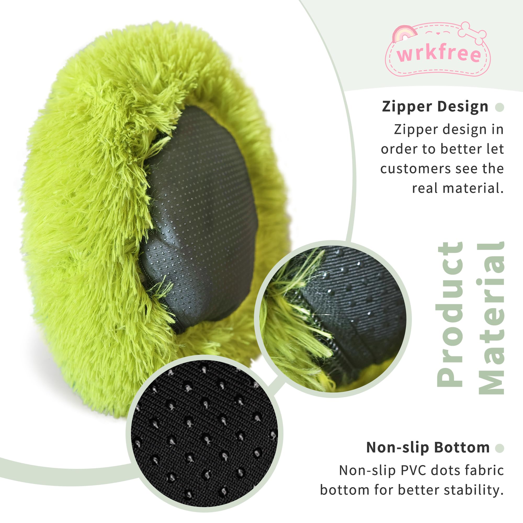 wrkfree Hamster Bed Soft Warm Cushion for Small Animal - Comfortable Sleep Mat Pad for Guinea Pigs/Hedgehog/Squirrel/Mice/Rats/C