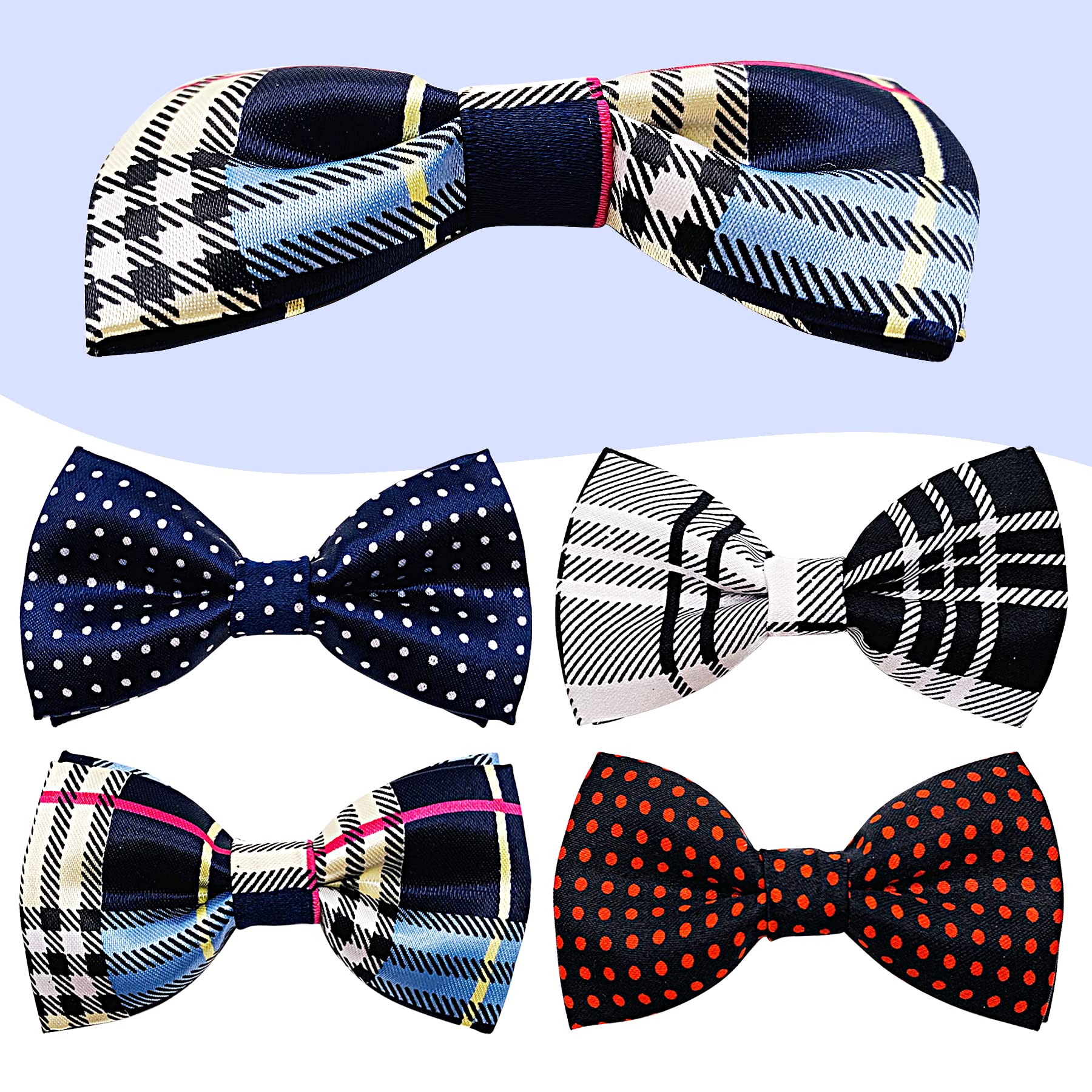 Pet Show Small Dogs Collar Bowties Attachment Charms For Puppies Cats Embellishment Collars Accessories Bows Ties For Birthday Parties Holiday Wedding Supplies