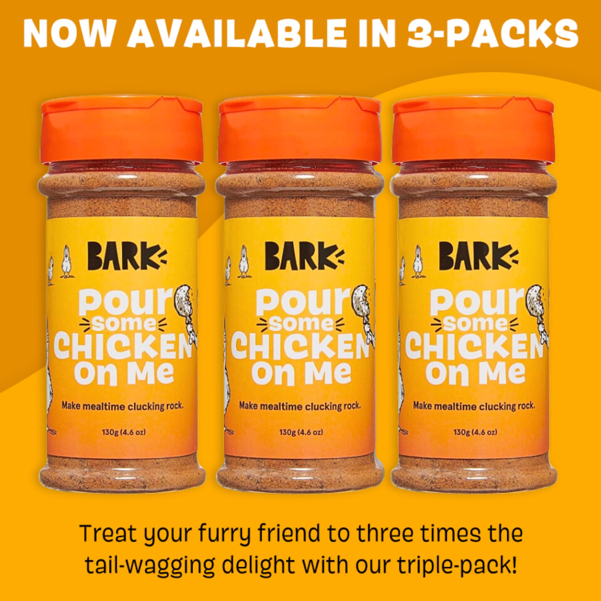 BARK Beef Dog Treat Topper High Protein Limited Ingredient Meal Mixer, All Life Stages, Rosemary Extract for Large & Small Breed