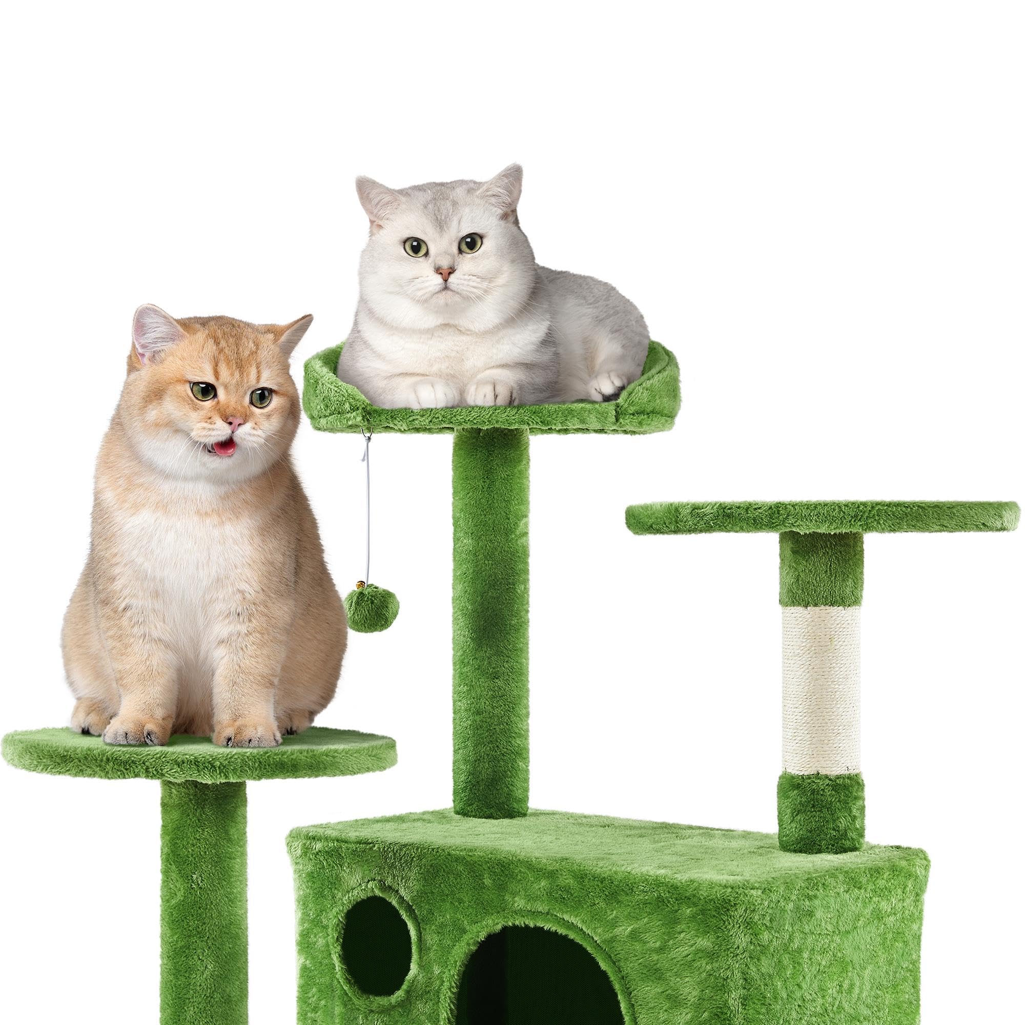 Yaheetech 70In Multi-Level Cat Tree Tall Cat Tower Cat Furniture With Condo, Scratching Posts & Dangling Ball For Indoor Cats Ac
