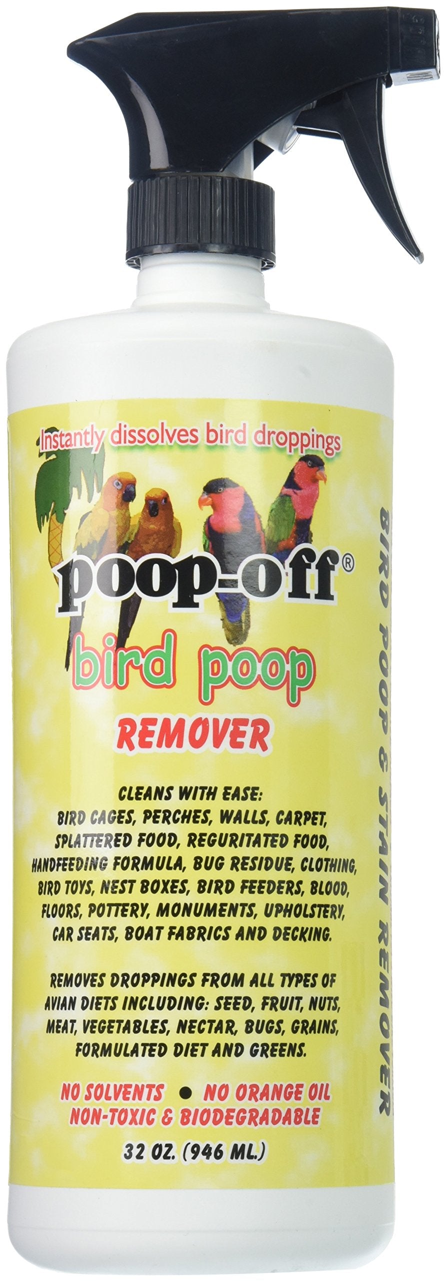 Poop-Off Bird Poop Remover Sprayer, 32 Oz