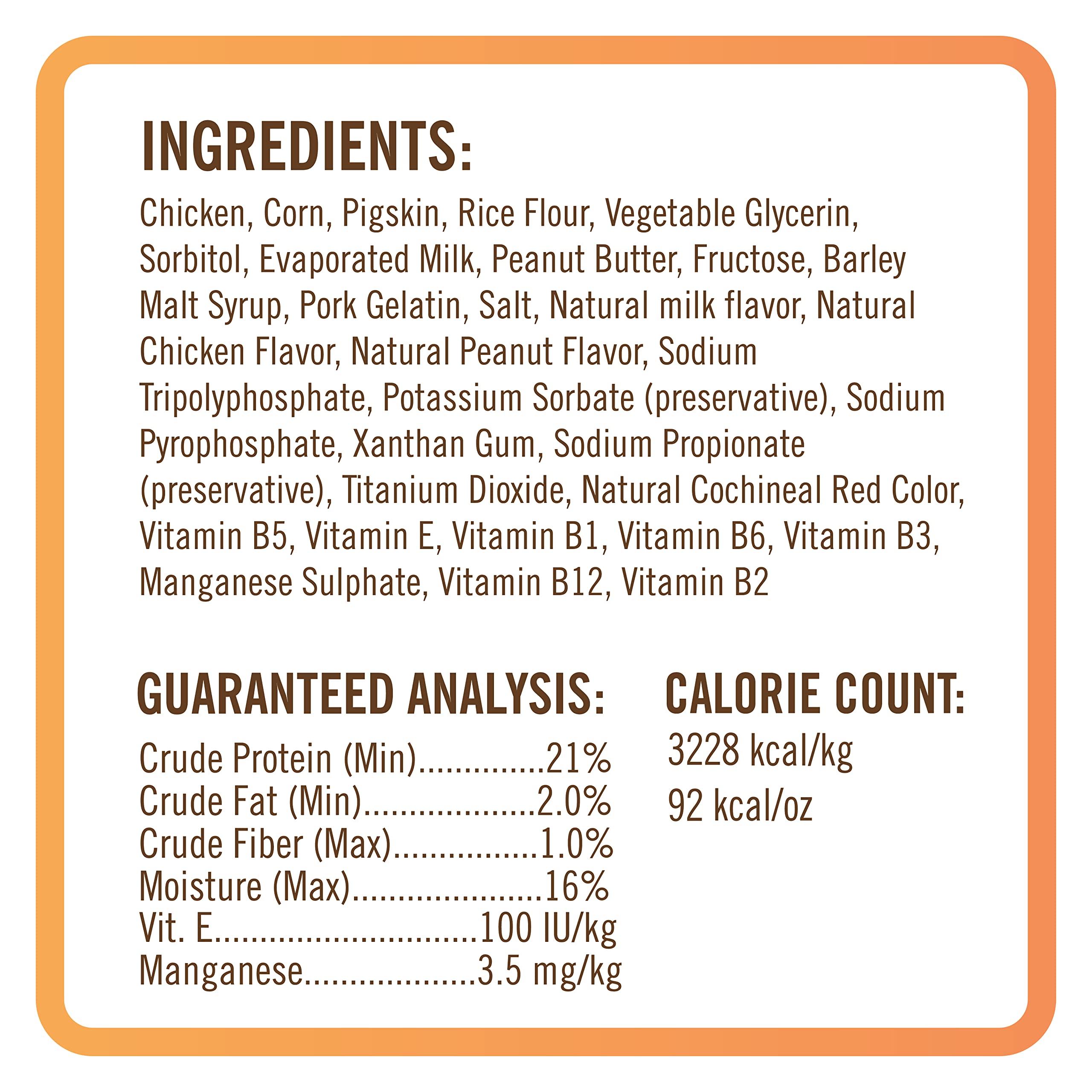NutriChomps Dog Chews, 5-inch Twists, Easy to Digest, Rawhide-Free Dog Treats, 12 Count, Real Chicken, Peanut Butter and Milk fl