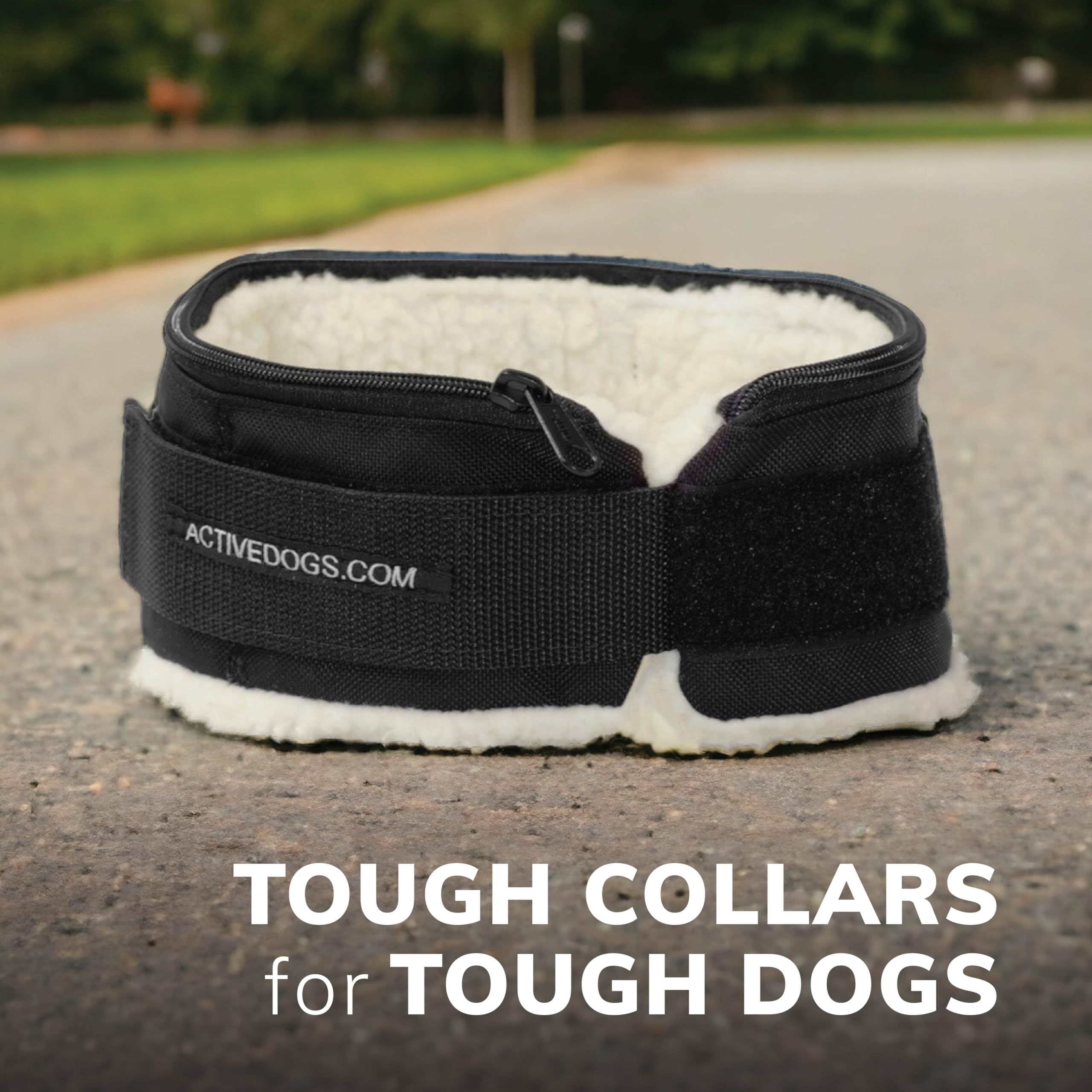 Weighted Dog Training Collar For Muscle Building, Tactical Training, Aggression & Weight Management - 5X1Lb Weights & Sheepskin Padded Dog Collar For K9, Bully, Bull Terrier & More