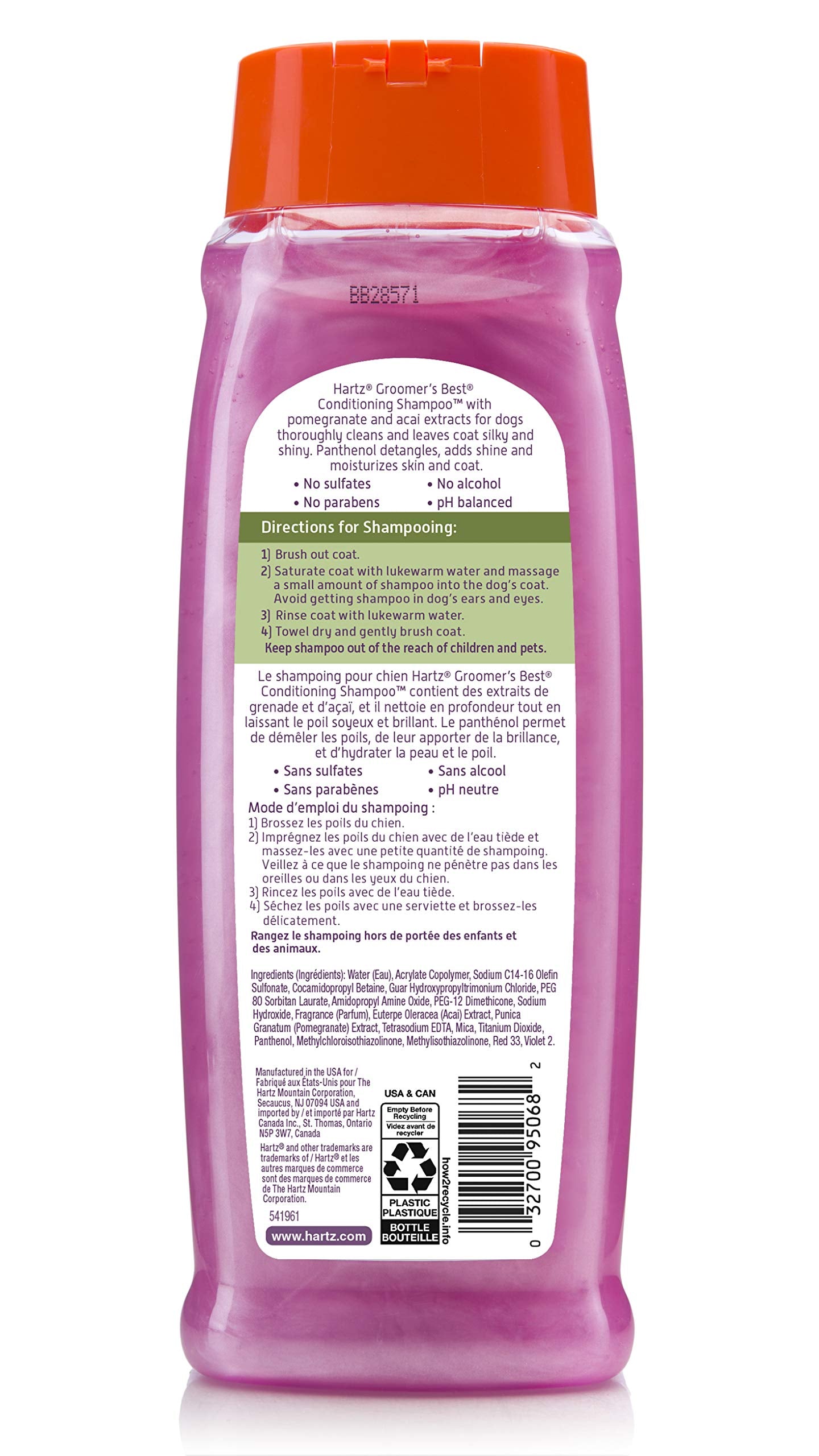 Hartz Groomer's Best Conditioning Shampoo for Dogs