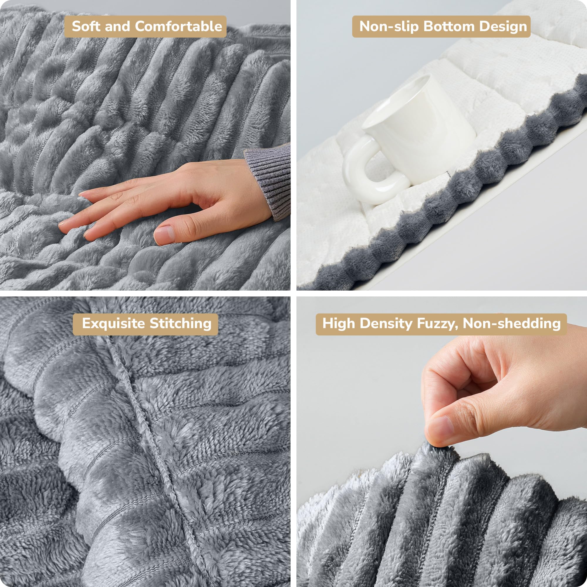 Piglog Couch Cover For Dogs Washable, Durable Dog Couch Cover Protector, Fuzzy Pet Couches Covers For Sofa, Non Slip Pet Sofa Sl