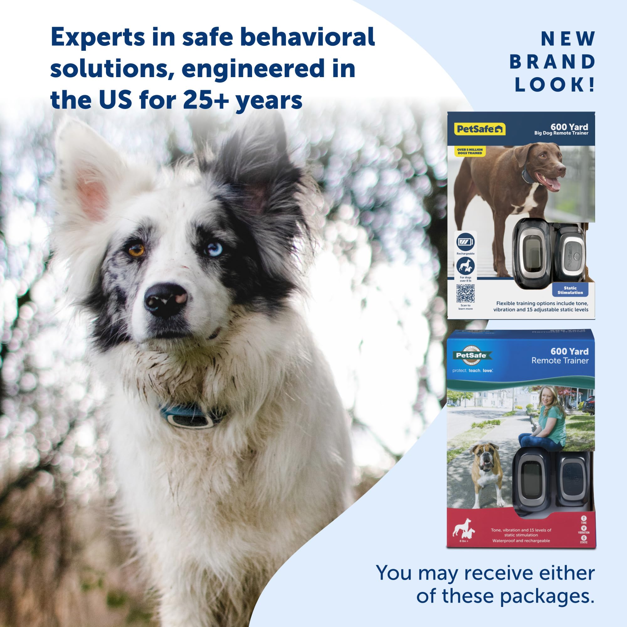 Petsafe 600 Yard Remote Training Collar – Choose From Tone, Vibration, Or 15 Levels Of Static Stimulation – Medium Range Option For Training Off Leash Dogs – Waterproof And Durable – Rechargeable