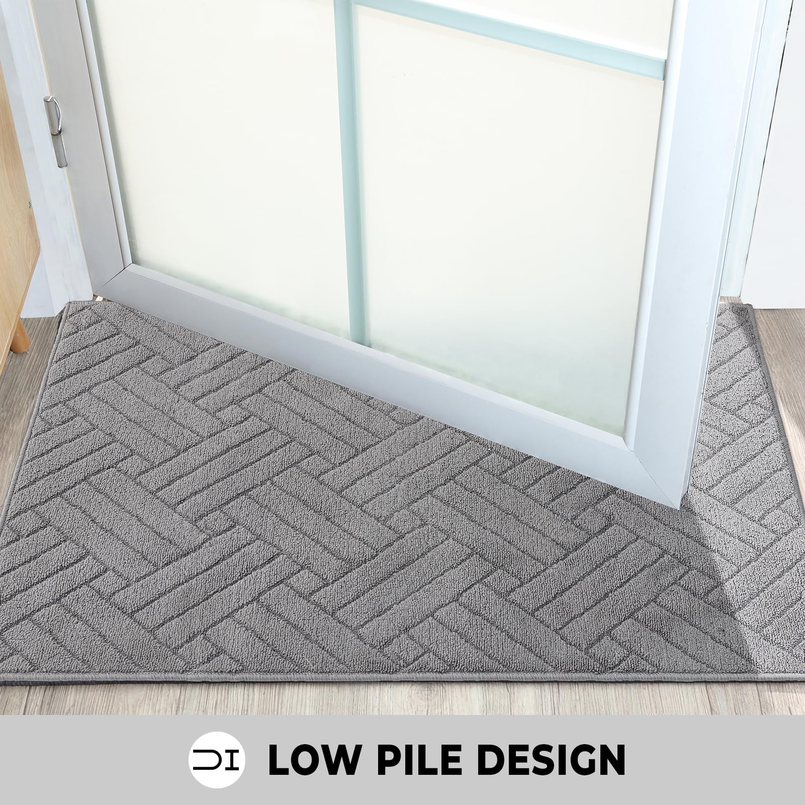 Syalife Door Mat Indoor Doormat, Non-Slip Resist Dirt Entryway Rug Entrance Mat, Dog Door Mat, Super Absorbent Welcome Mat For M