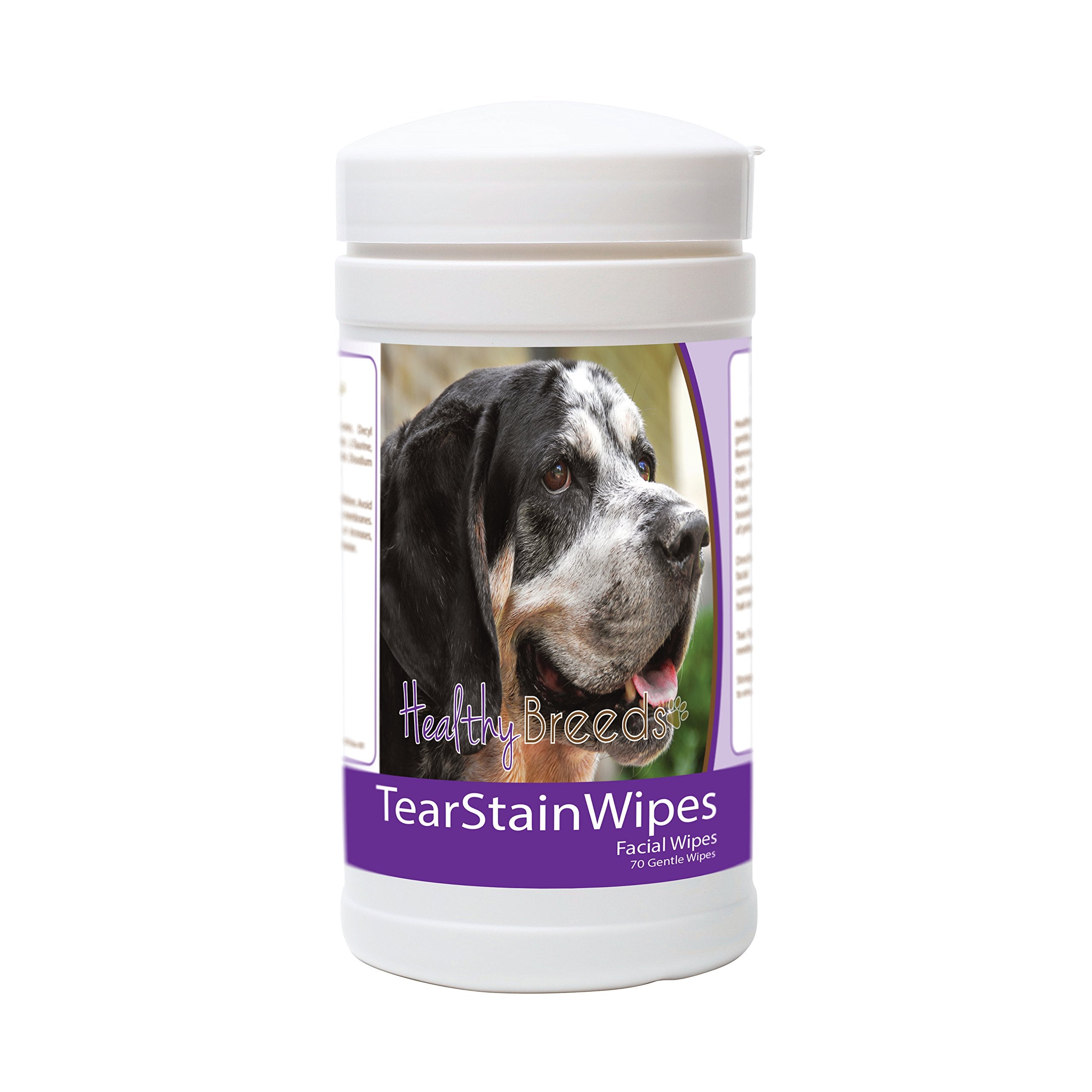 Healthy Breeds Bluetick Coonhound Tear Stain Wipes 70 Count