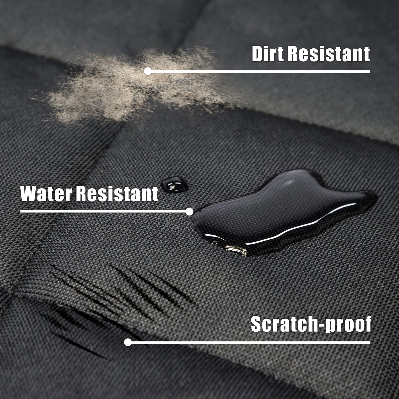 Veckle Cargo Liner, Upgraded Extra Large SUV Cargo Liner for Dogs Waterproof Scratchproof Cargo Cover with Bumper Flap Protector