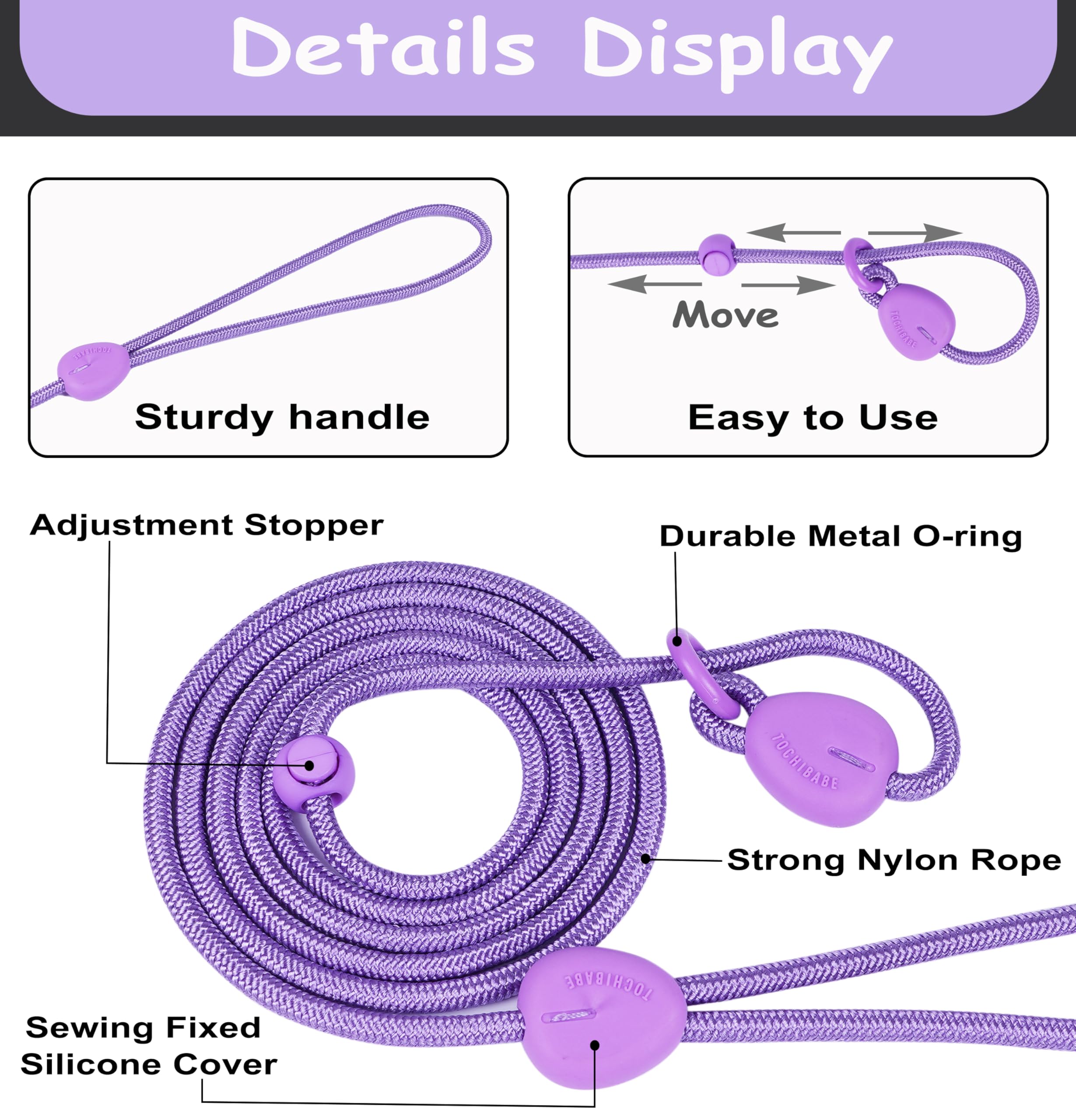 Slip Lead 6FT Slip Leash for Dogs No Pull Dog Training Leash Lightweight Dog Slip Lead 1/4 Slip Lead Dog Leash Dog Leash for Sma