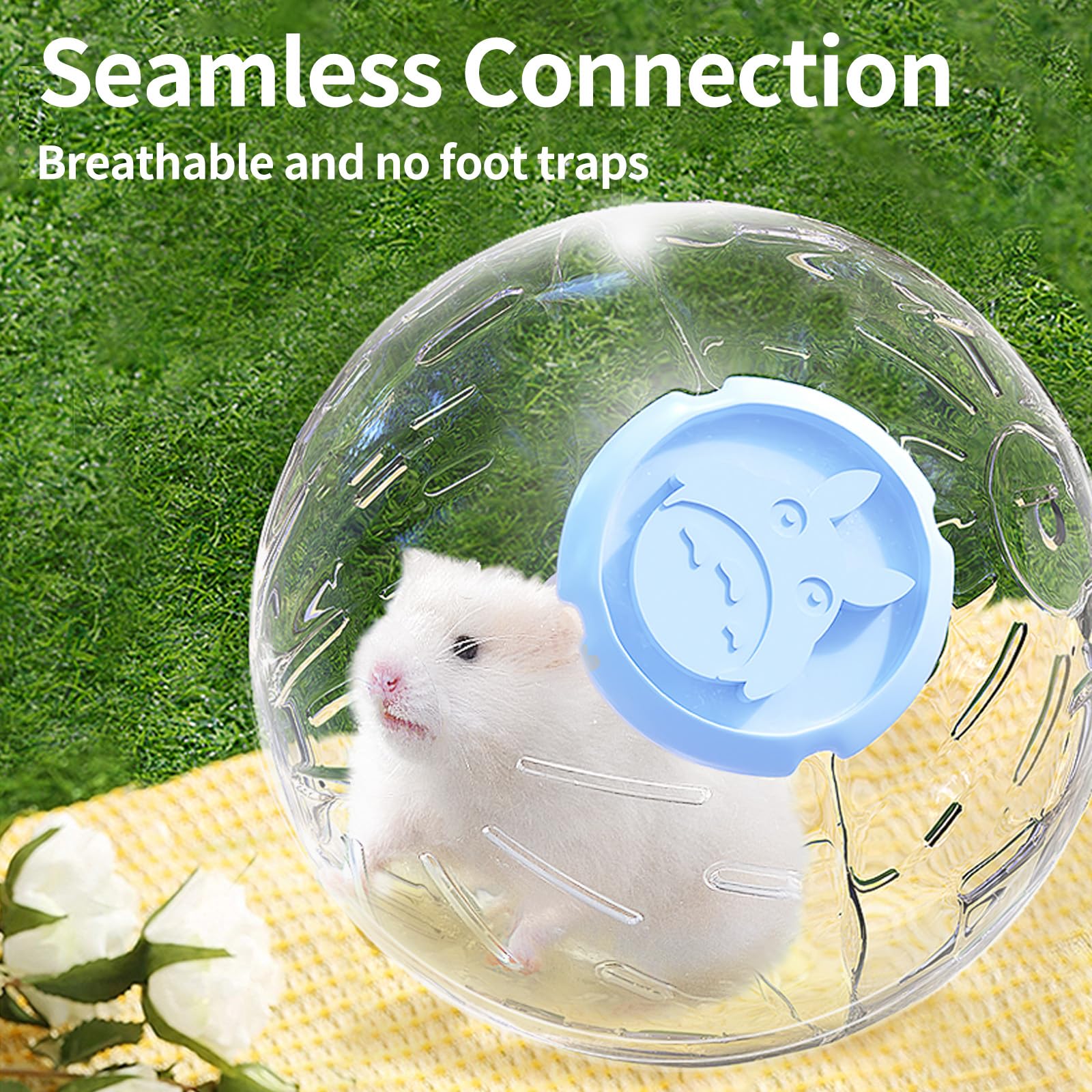 7.9 Inch Hamster Ball, Exercise Toys, Running Ball, Clear Plastic Balls, Large Space, Easy To Clean, Hamster Cage Accessories, F
