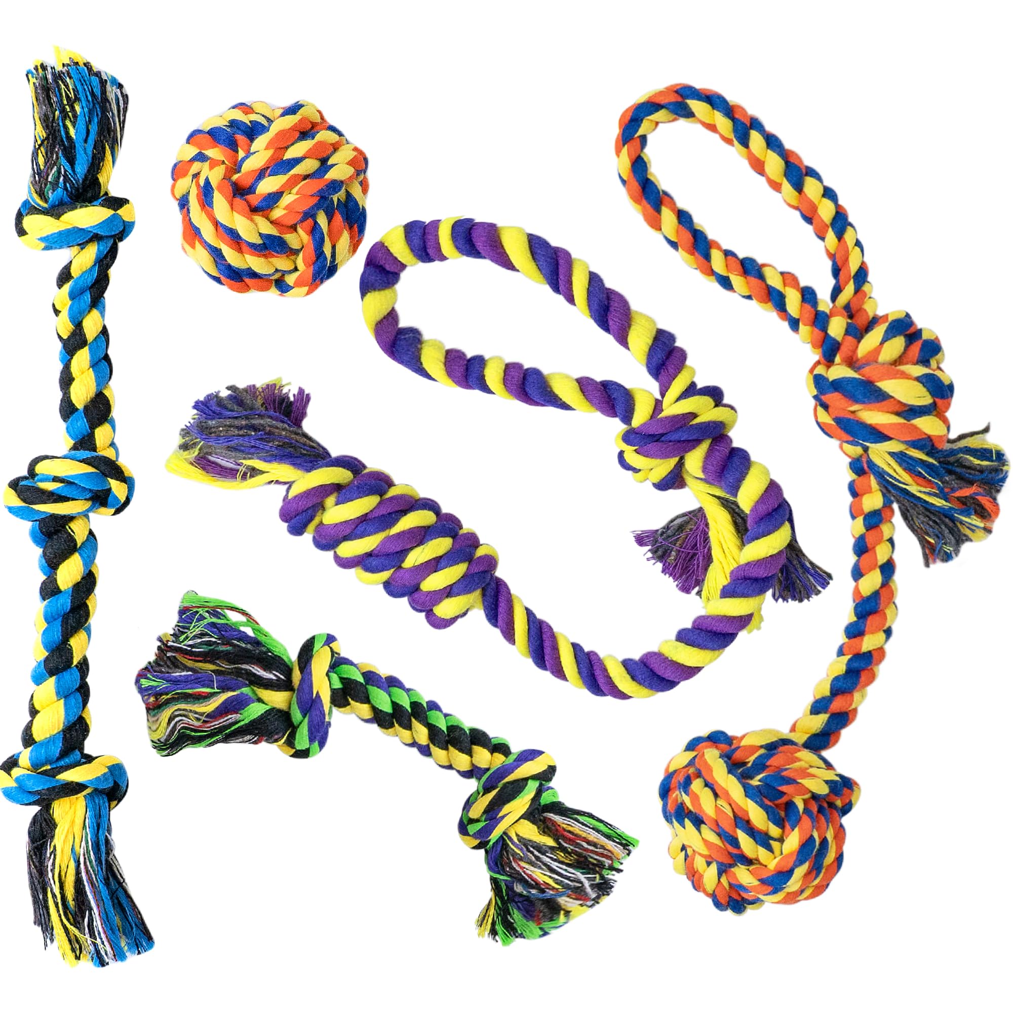 Puppy Teething Toys For Small Dogs, 5 Pack Cotton Puppy Dog Rope Toy For Small Dogs, Durable Dog Chew Toys For Aggressive Chewer