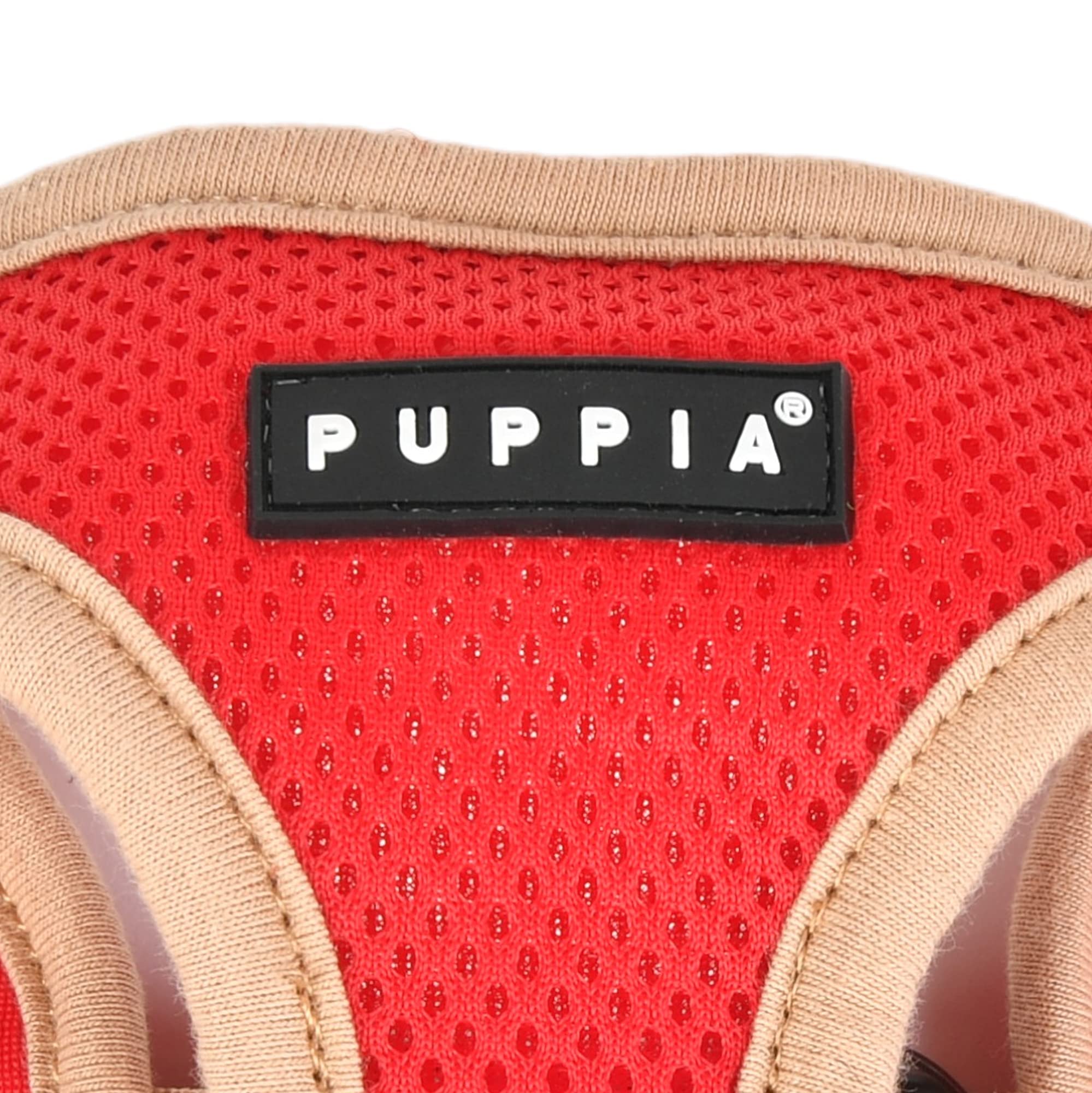 Puppia Soft Vest Dog Harness Ii Mesh Step-In All Season No Pull No Choke Walking Training For Small & Medium Dog - Red - Xxl