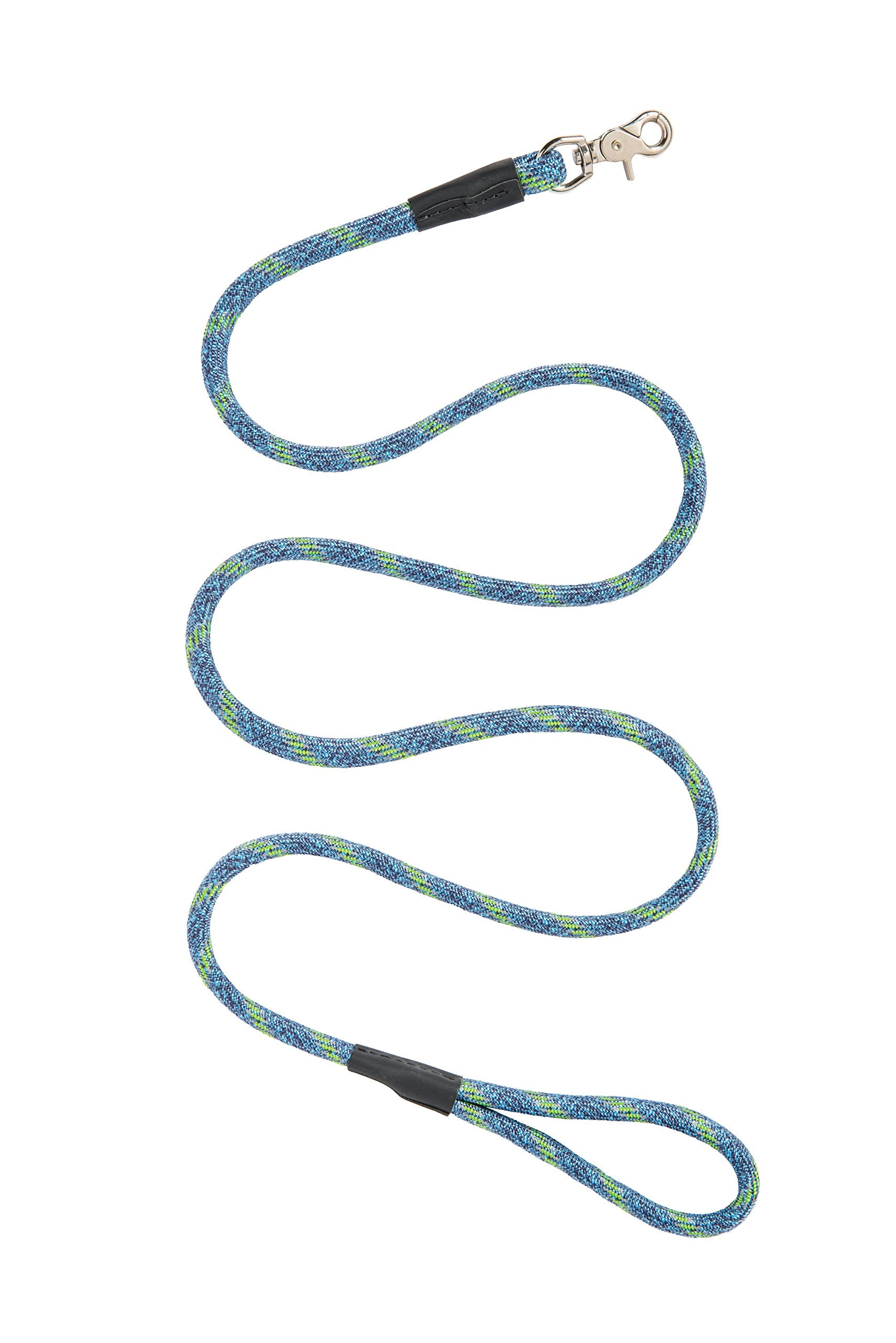 Terrain D.O.G. Rope Leash, 6-feet L x 1/2-inch wide, Navy/Lime