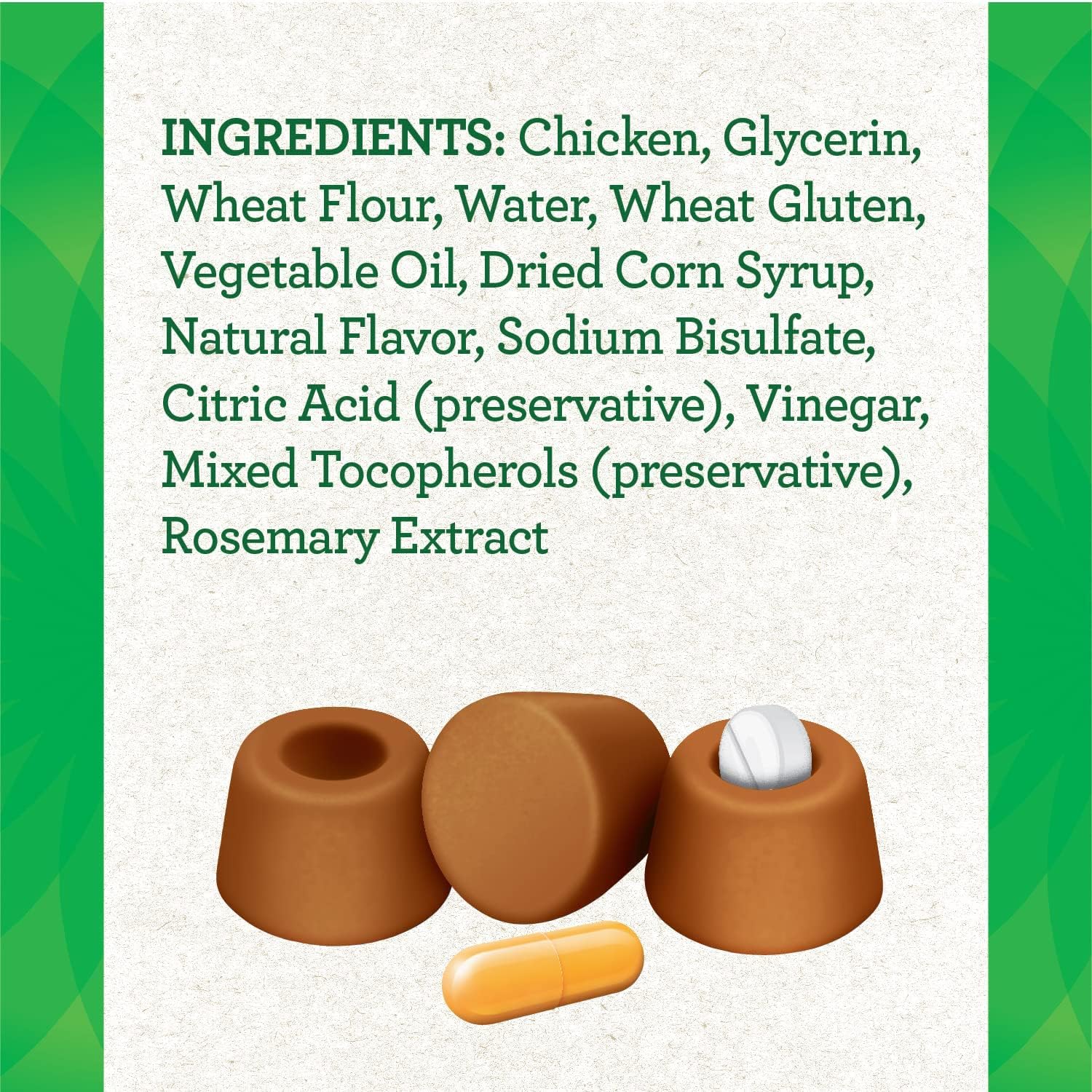 Greenies 3 Pack of Feline Chicken Flavored Pill Pockets, 1.6 Ounces Per Pack
