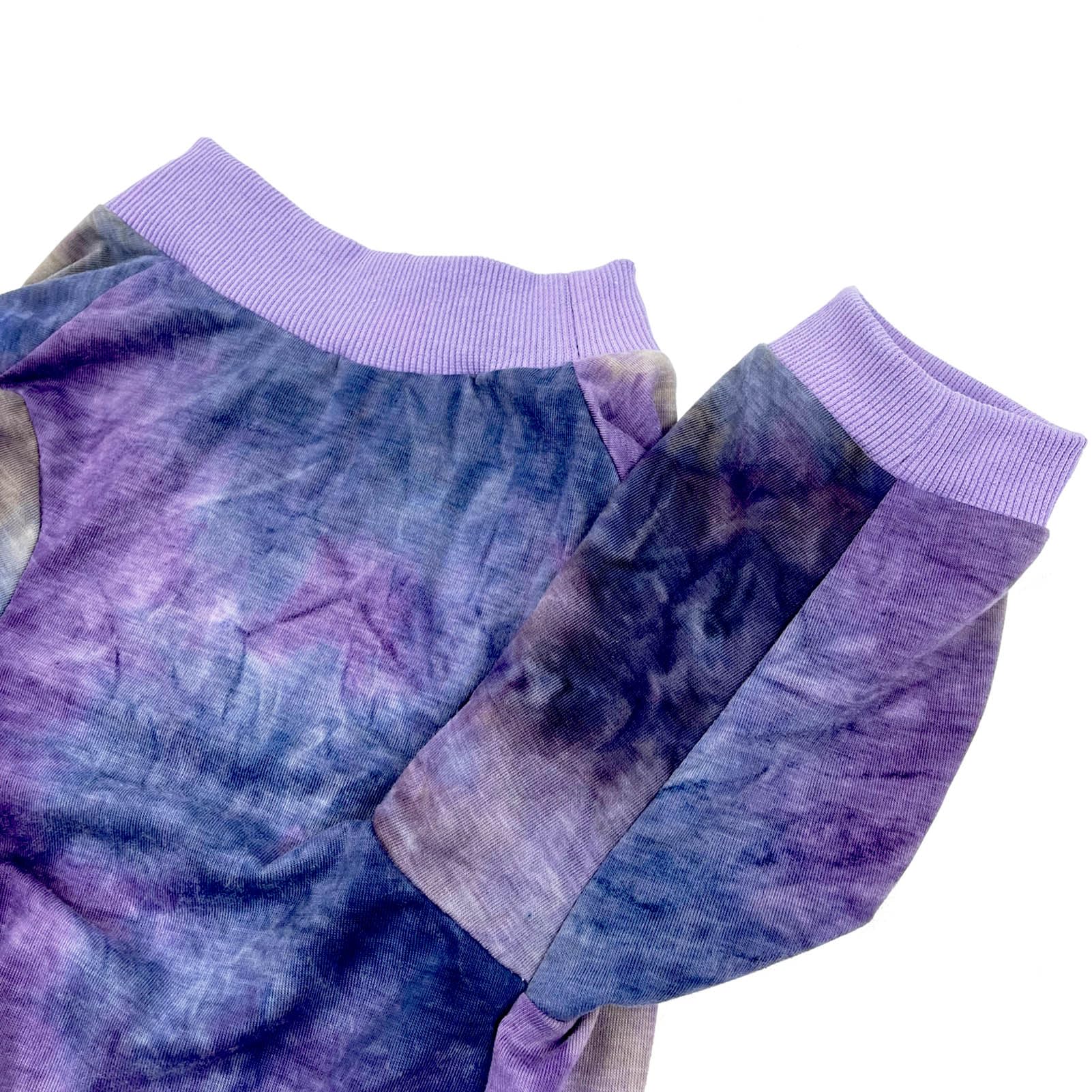 D.E.E Cotton Dog Shirts Large Tie Dye Dog Clothes Lightweight Girl Boy Big (Purple, M)