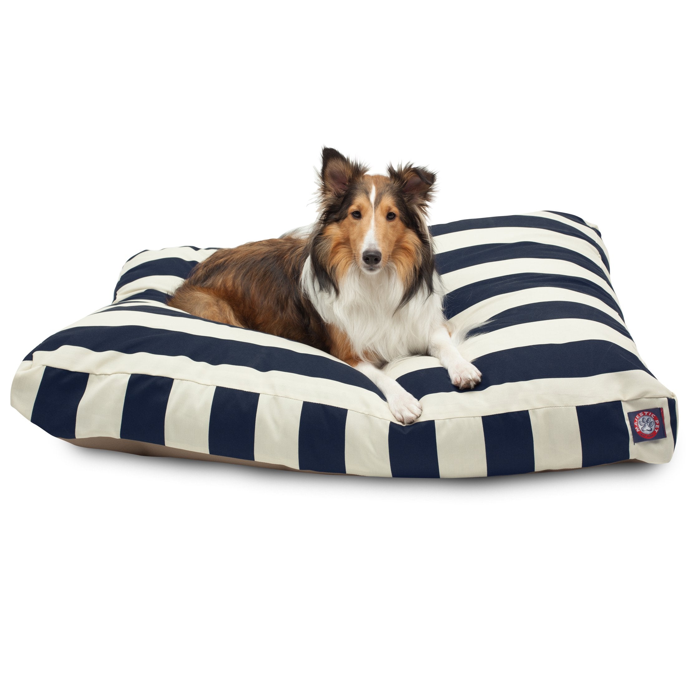 Majestic Pet Rectangle Large Dog Bed Washable - Non Slip Comfy Pet Bed - Dog Crate Bed with Removable Washable Cover - Dog Kenne