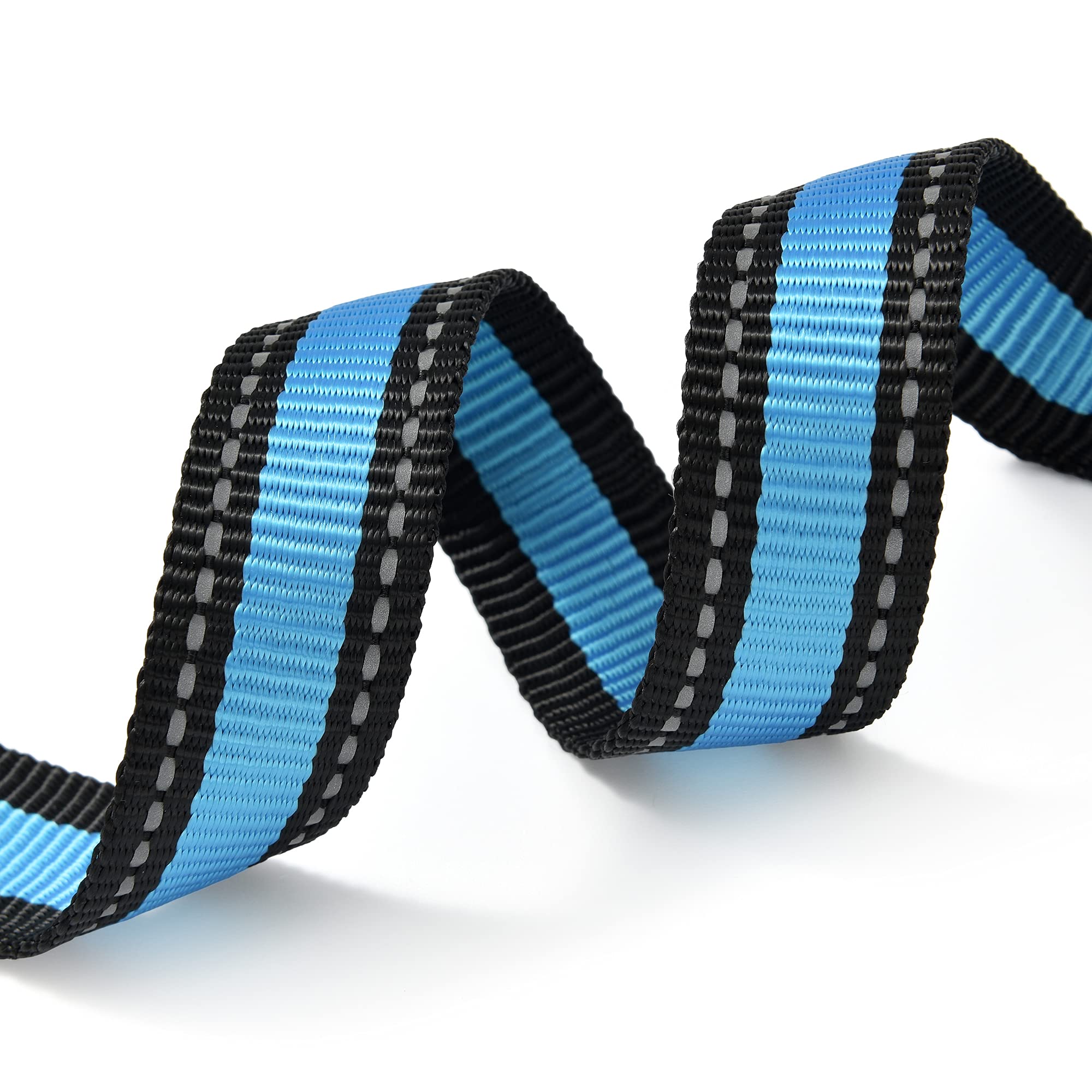Mile High Life Dog Collar | Nylon Reflective Dog Collars | Light Weight Puppy Collars | Blue Dog Collars For Small Dogs (Blue, X