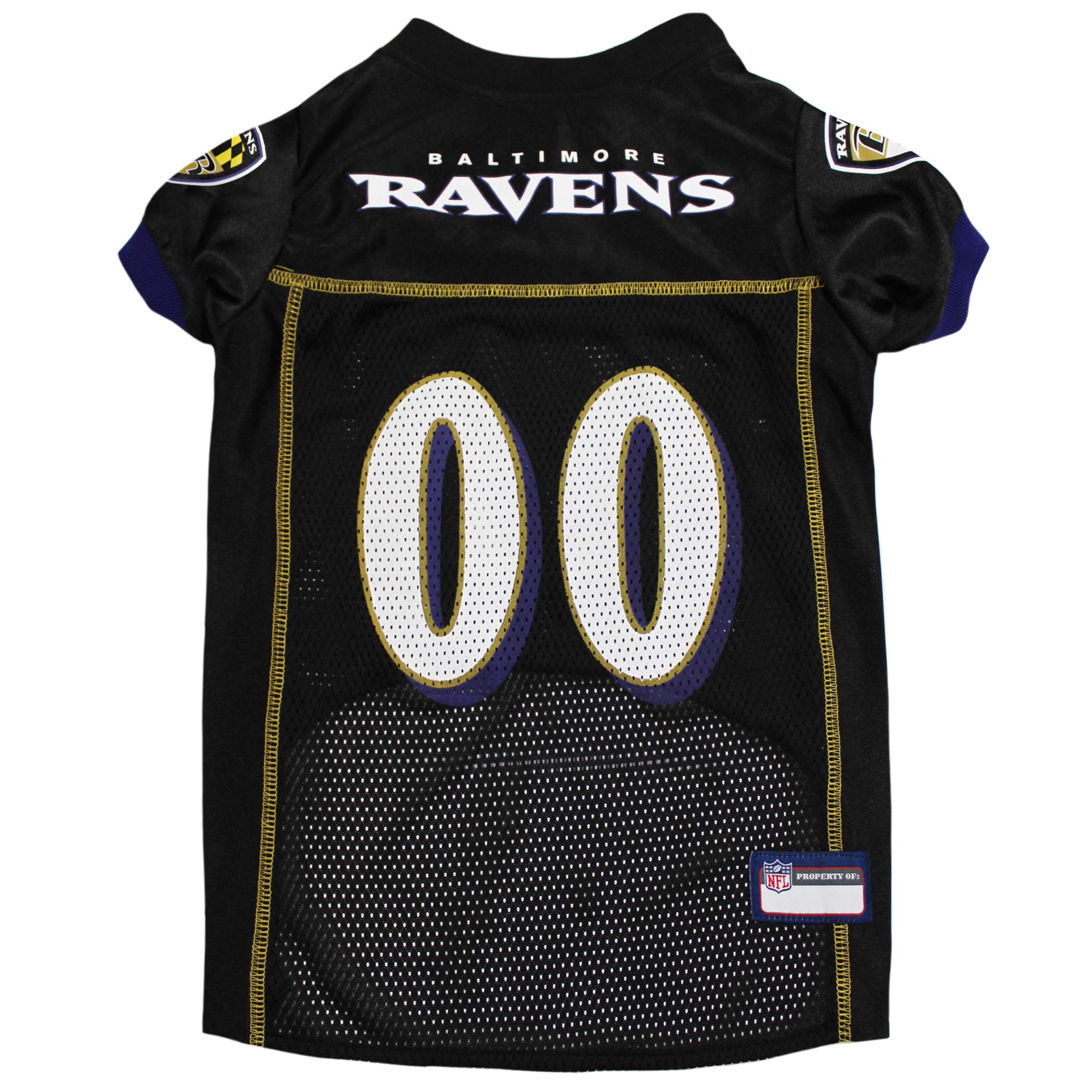 Nfl Baltimore Ravens Dog Jersey, Size: Xx-Large. Best Football Jersey Costume For Dogs & Cats. Licensed Jersey Shirt.