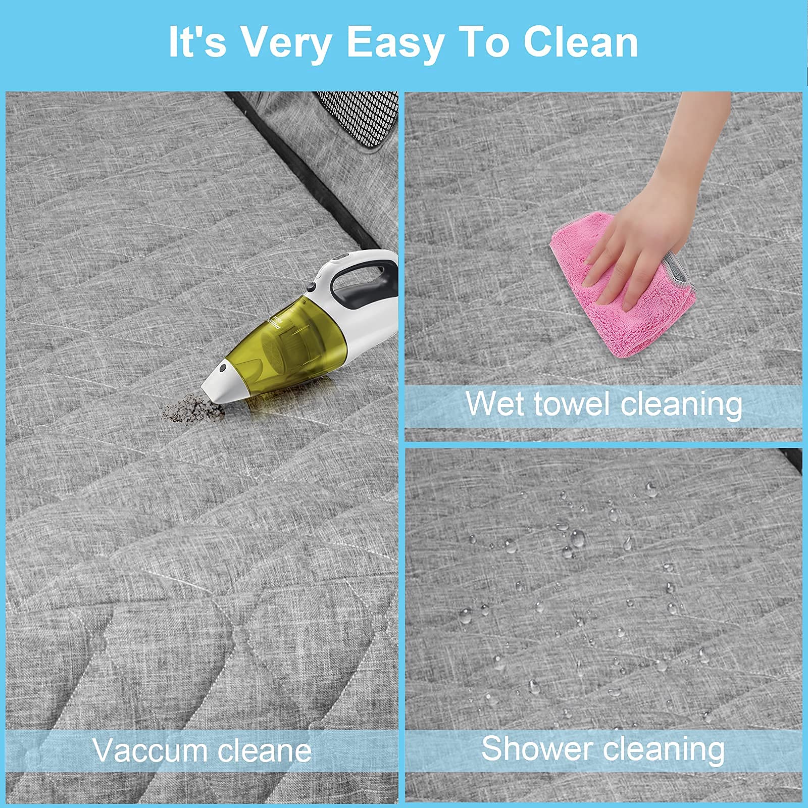 Sevvis Dog Hammock For Car, Suv, Pet Car Seat Cover With Mesh Window,Car Hammock For Dogs Back Seat, Gray