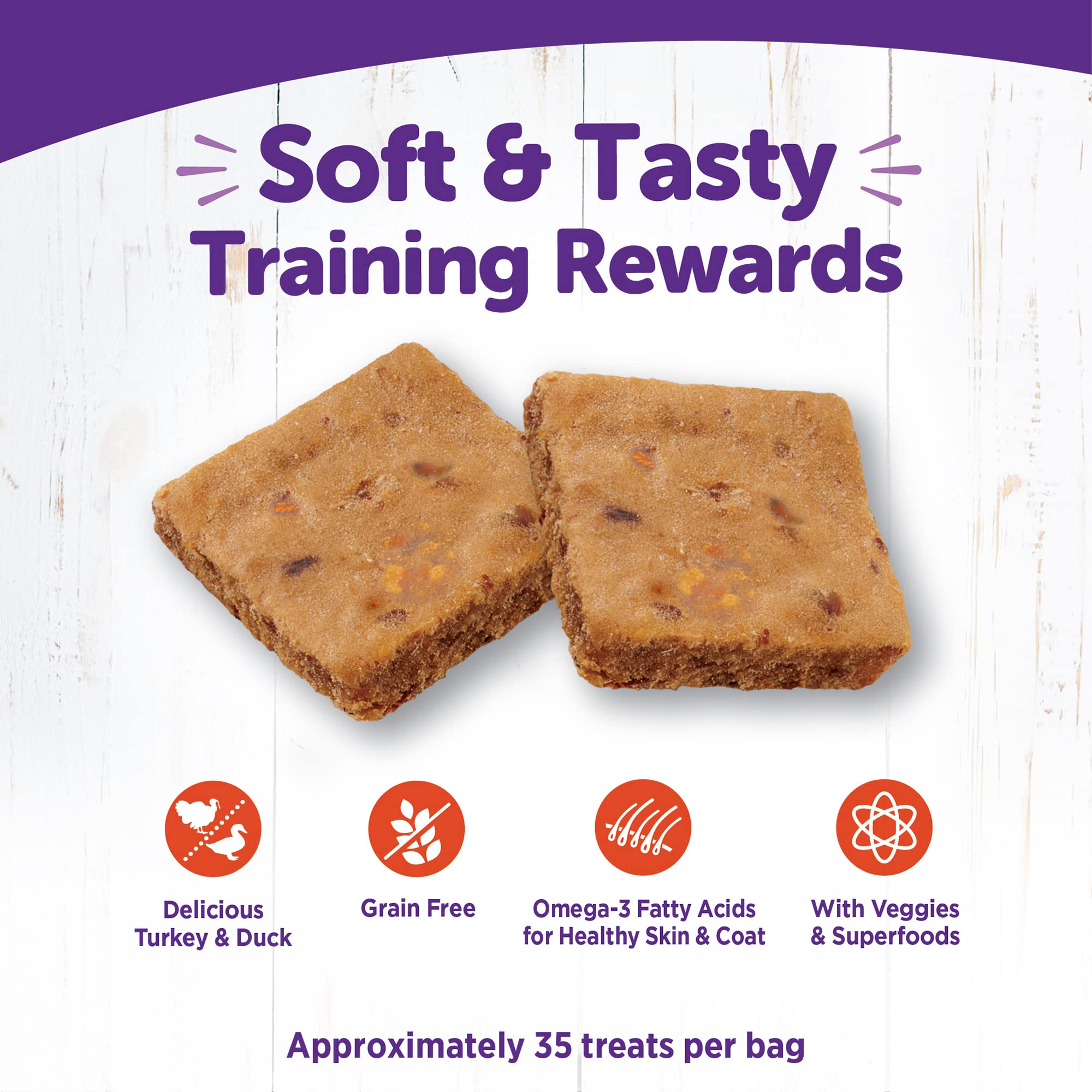 Wellness Wellbites Soft & Chewy Variety Pack (5 Flavors, 6 Ounce Bags)