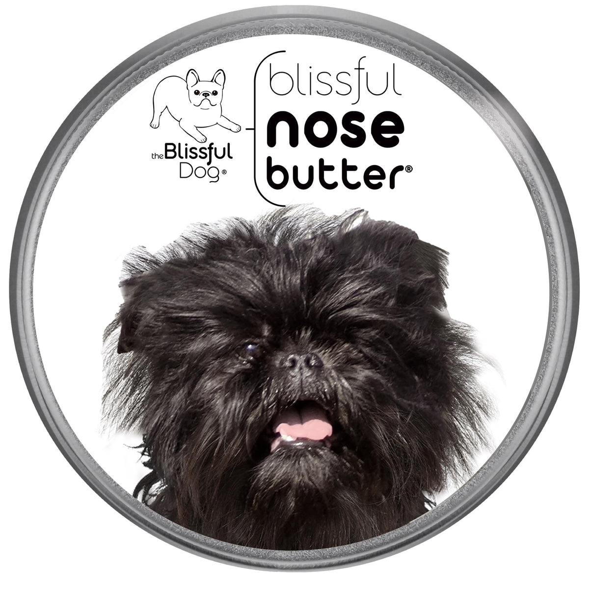 The Blissful Dog Affenpinscher Unscented Nose Butter - Dog Nose Butter, 2 Ounce