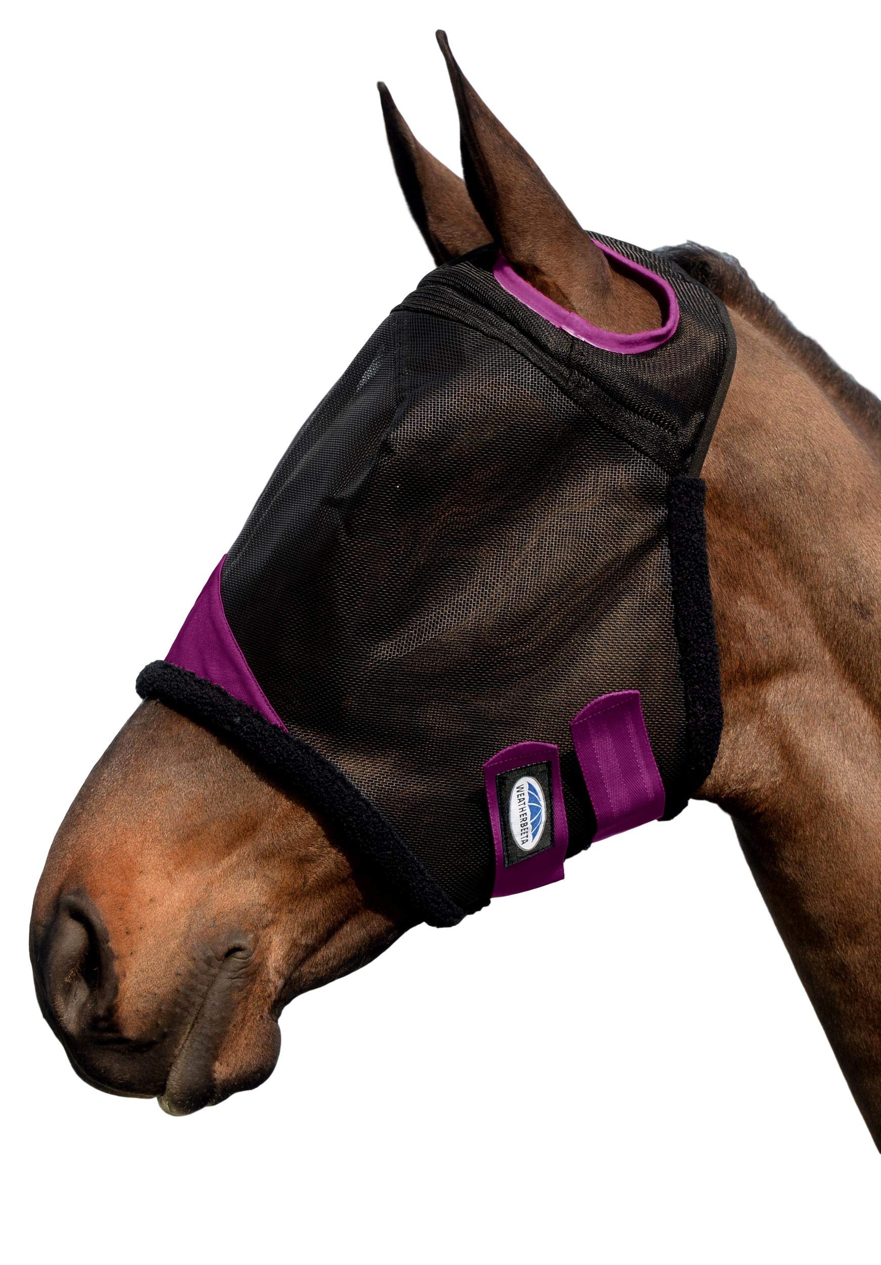 WeatherBeeta ComFiTec Durable Mesh Mask, Black/Purple, Cob
