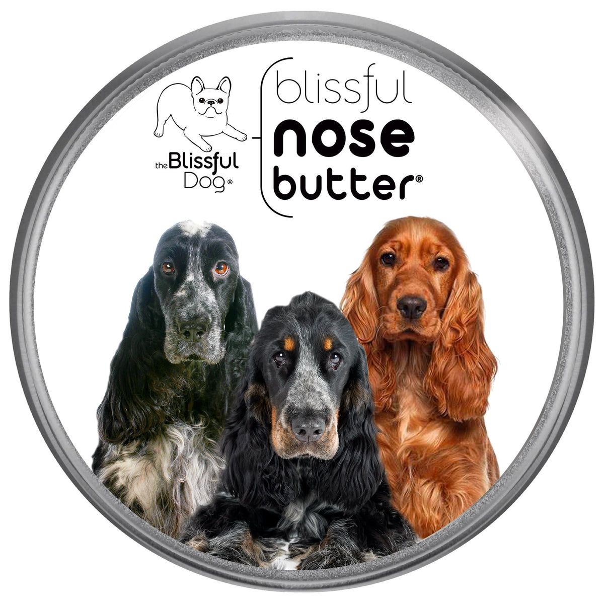 The Blissful Dog English Cocker Spaniel Unscented Nose Butter, 16oz