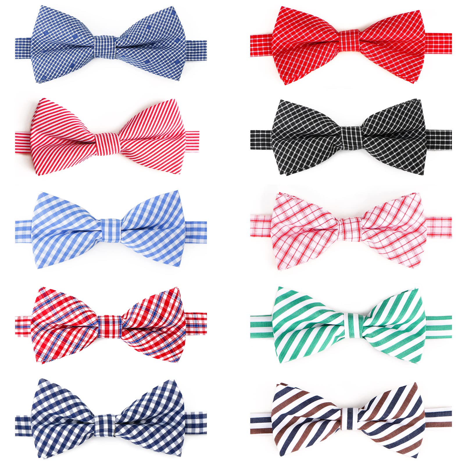 Segarty Dog Bow Tie, 10 Pcs Bowties Dog Collar Holiday Cat Collar Grooming Bulk Bows For Festival Party Pet Puppy Photography Ne