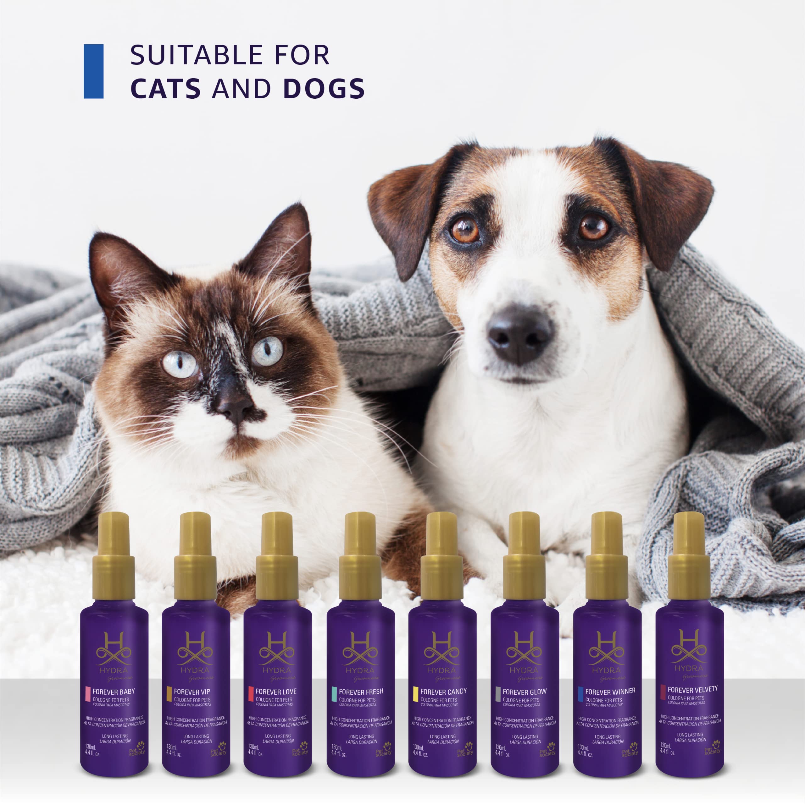 Hydra Groomers’ Forever Winner Cologne, Cat And Dog Cologne Spray, 4.4 Fl. Oz.